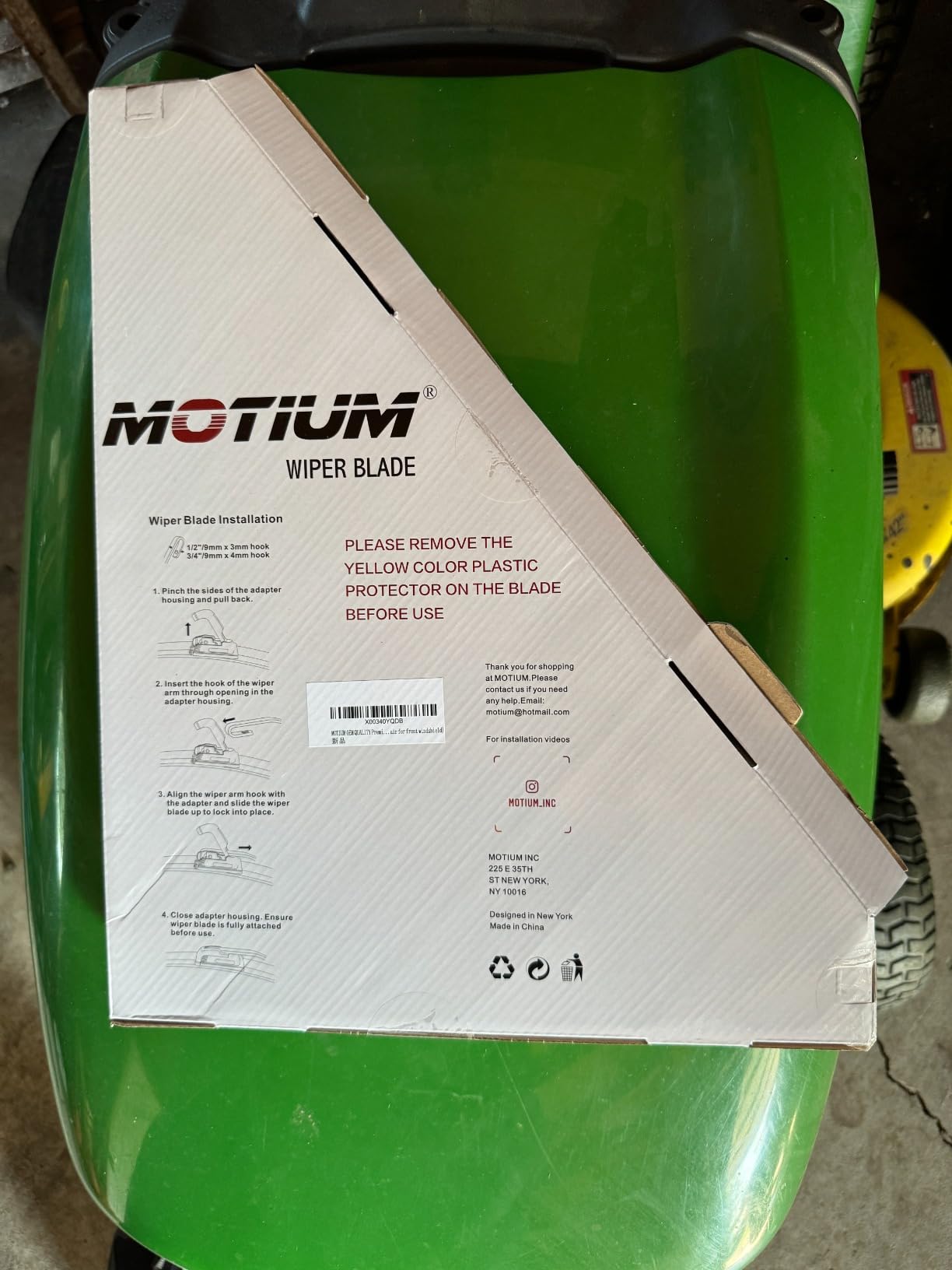 MOTIUM Windshield Wiper Blades 22