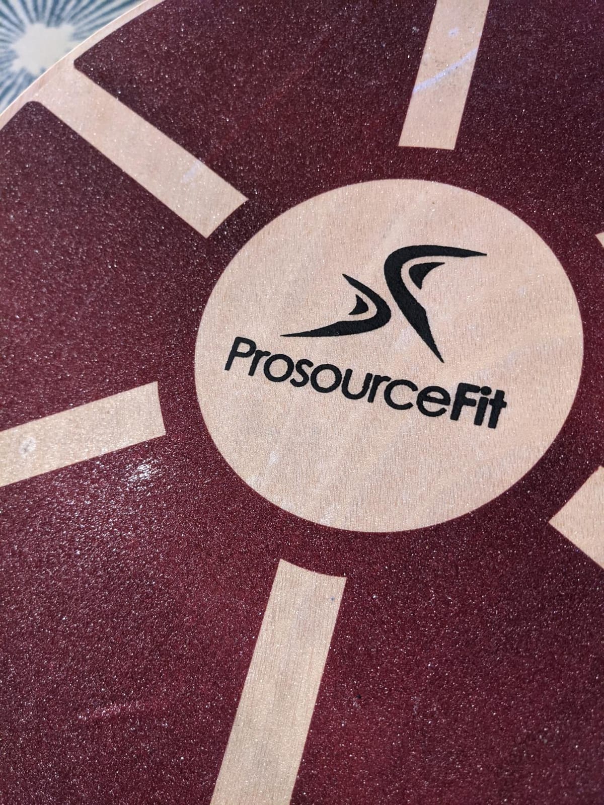 ProsourceFit Wooden Balance Board Non-Slip Wobble Core Trainer 15.75in (39.5cm) Diameter with 360 Rotation for Stability Training, Full Body Exercises, Physical Therapy customer photo 1