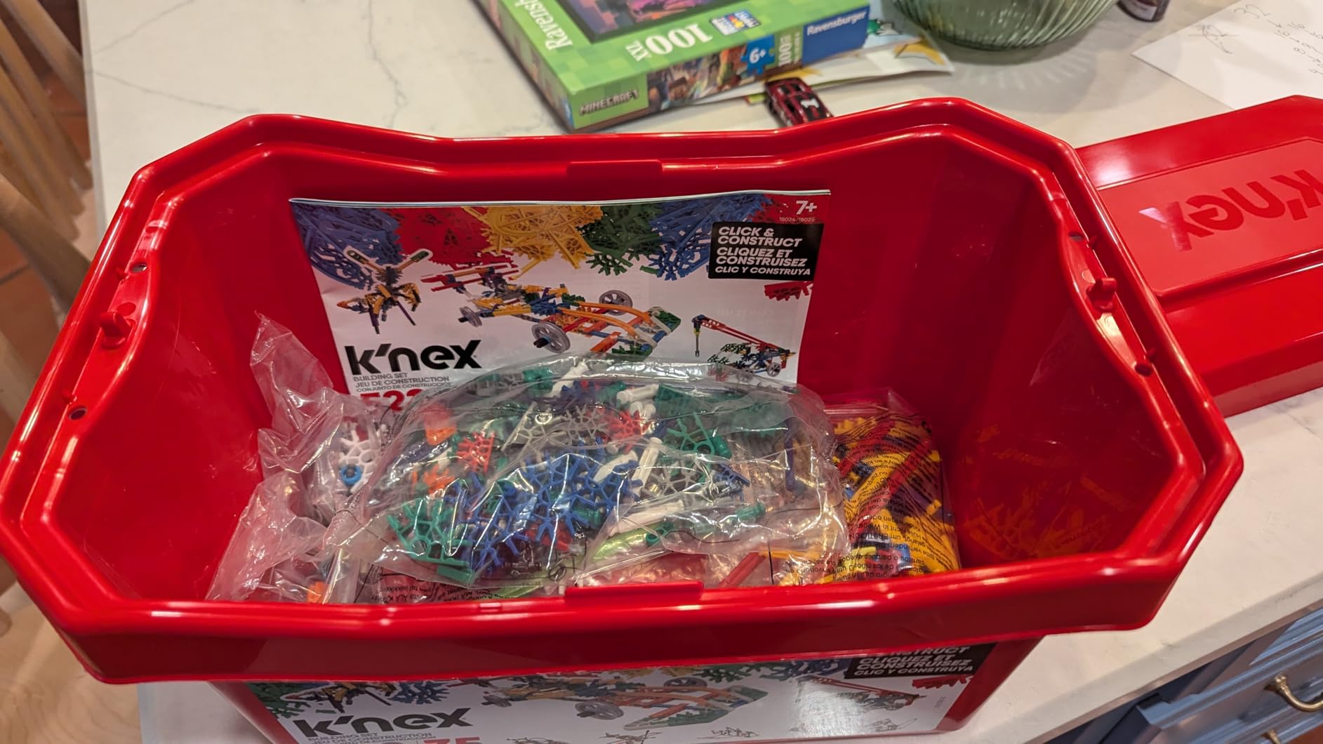 K'NEX - Click & Construct Value Building Set - 522 Pieces, STEM Building, Creative Play Set‚ Ages 7+ customer photo 2