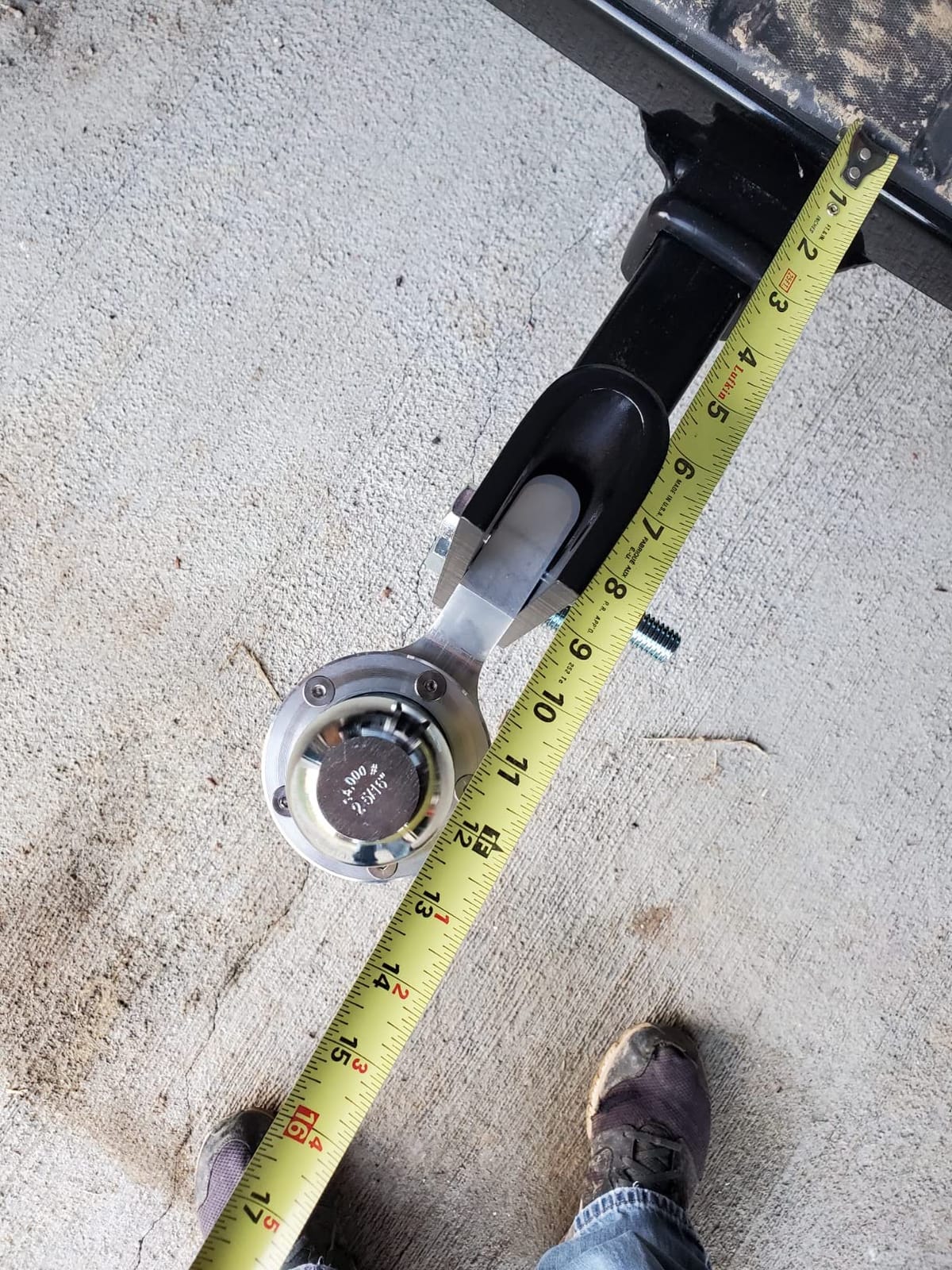 Andersen Hitches Weight Distribution Hitch 2 Inch Shank 8 Inch Drop 2-5/16 Inch Ball 14K GTWR 3 4 5 6 Inch Brackets Anti-Sway customer photo 2