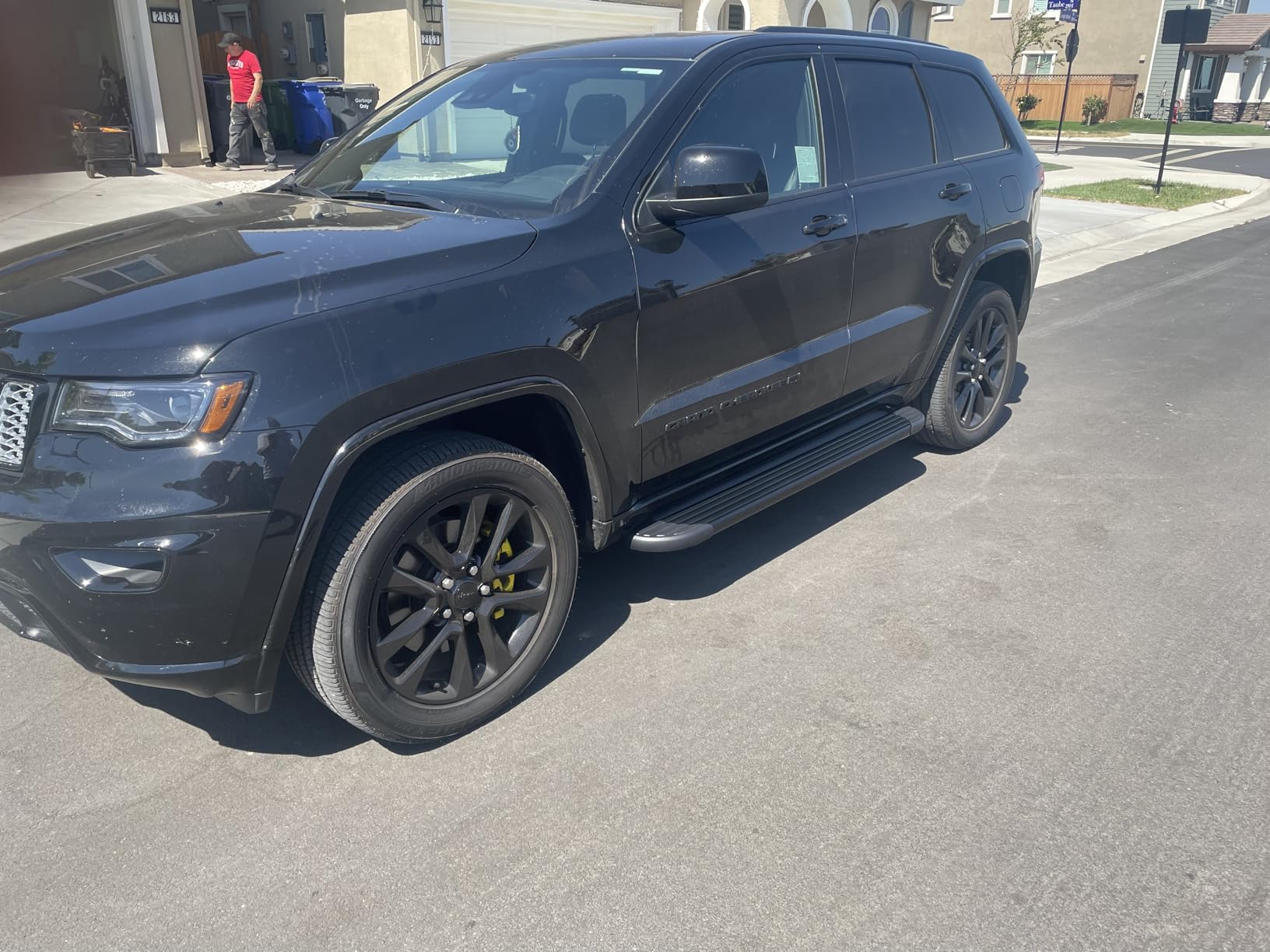 TAC Running Boards Fit 2011-2021 Jeep Grand Cherokee (Include 22 WK & Exclude Limited X/High Altitude/Summit/SRT/SRT8/Trackhawk/Trailhawk/L Model) Value Aluminum SUV Black Nerf Bars Rock Panel 2pcs customer photo 1