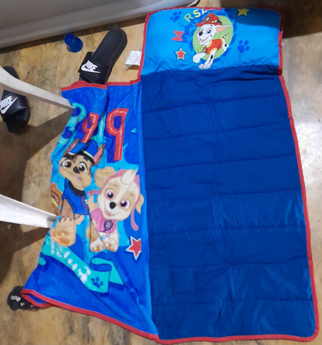 Paw Patrol We're a Team Nap-Mat Set– Quilted Nap Mat with Built-in Pillow and Plush Blanket – Portable Nap Mat for Daycare, Preschool, Sleepovers & Travel – for Boys or Girls Ages 3+ customer photo 1