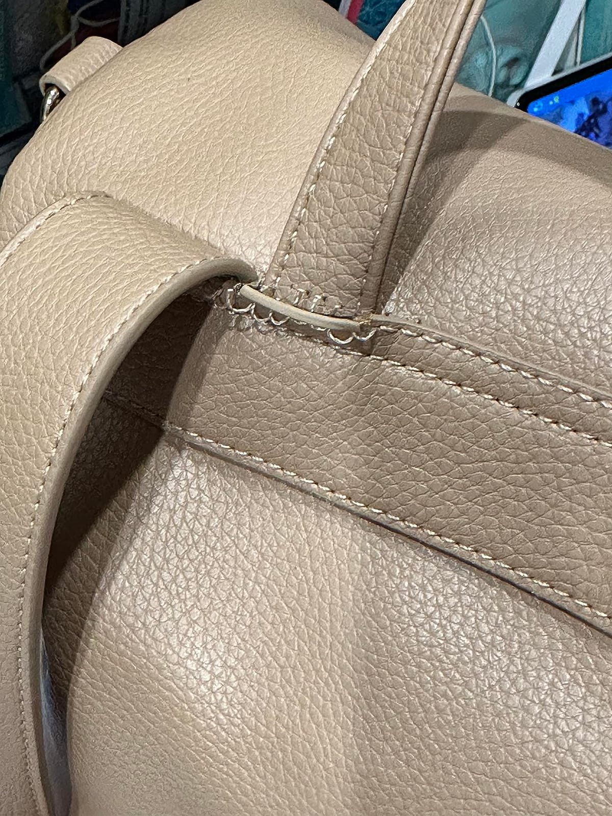Monaco Large Diaper Bag Backpack by Luli Bebe - Designer Modern Vegan Leather Stylish Baby Diaper Bag for Mom, Multipurpose, Roomy, with Changing Pad and stroller straps (Ebony Black) customer photo 1