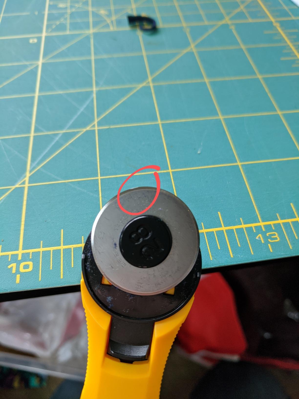 OLFA 28mm Quick-Change Rotary Cutter (RTY-1/C) - Tungsten Steel Blade customer photo 1