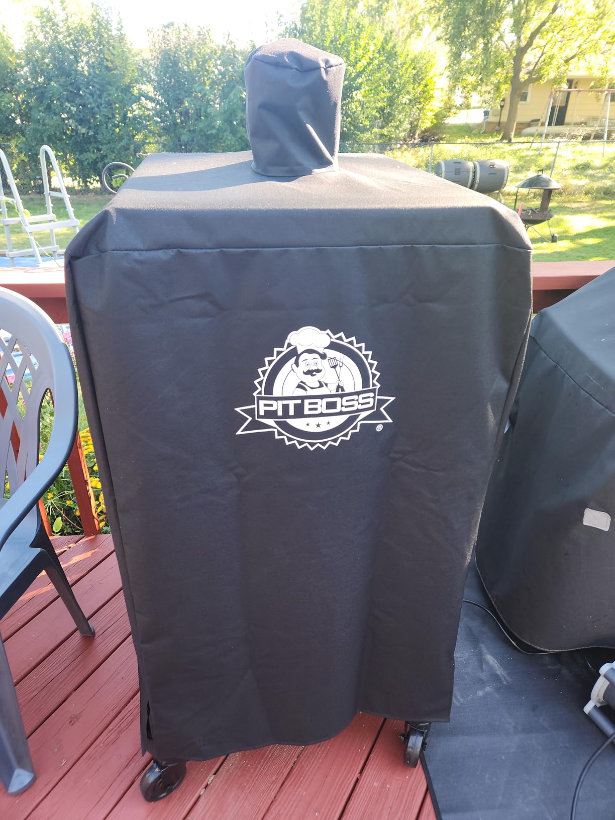 Pit Boss 5-Series Wood Pellet Vertical Smoker Cover, Black customer photo 1