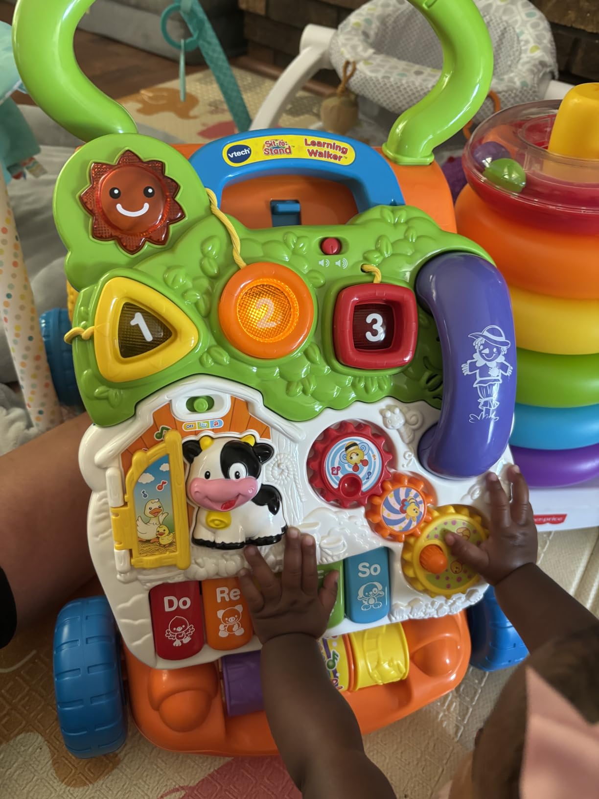 VTech Sit-to-Stand Learning Walker (Frustration Free Packaging), Pink customer photo 2