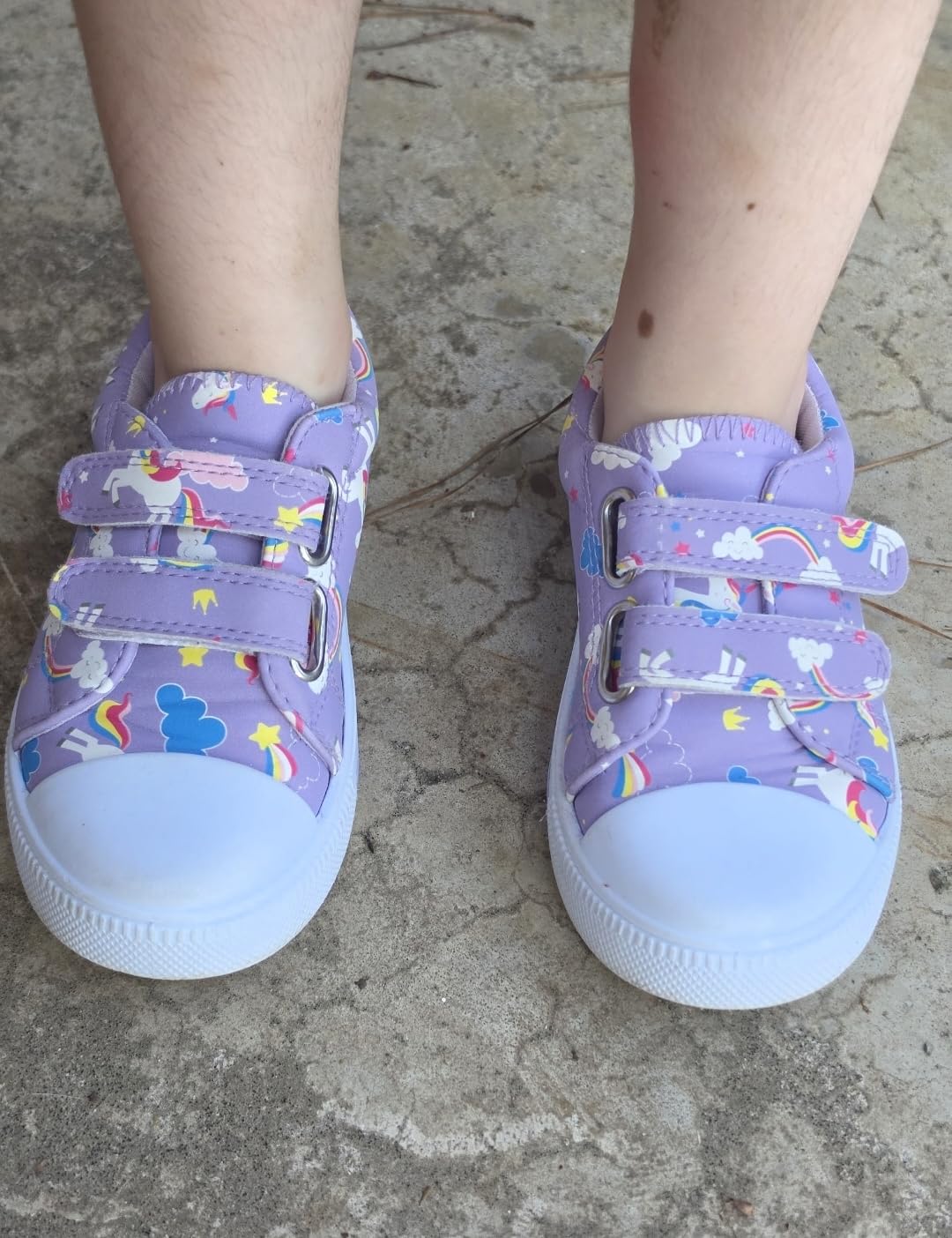 K KomForme Toddler Sneakers Girls Shoes with Dual Hook and Loops customer photo 1