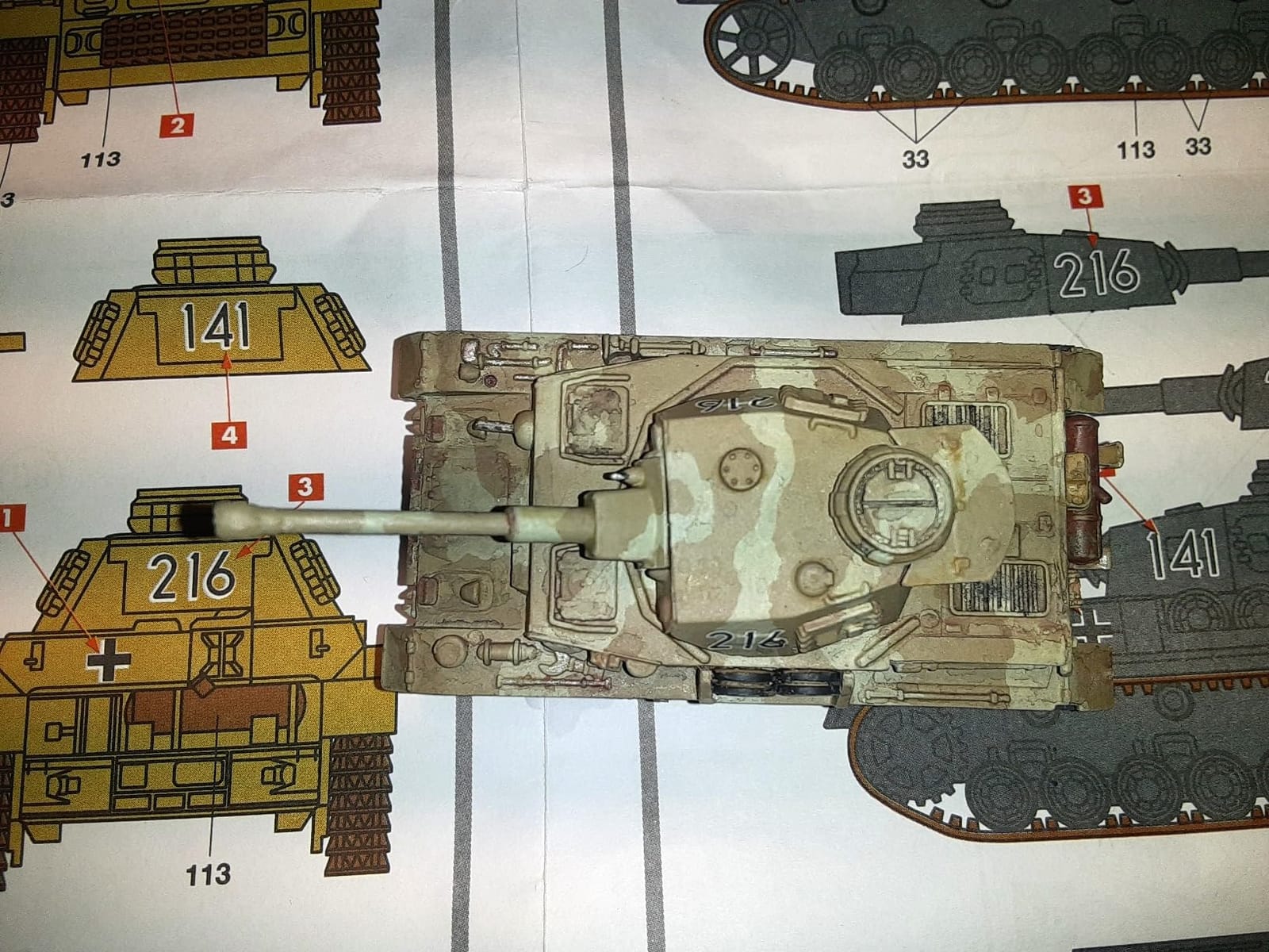 Airfix Model Tank - A01302V Panther, Plastic Model Kits for Adults & Kids 8+, 1:76 Scale, Skill Level 2, WW2 Theme Military Models, World War 2 Tanks customer photo 2
