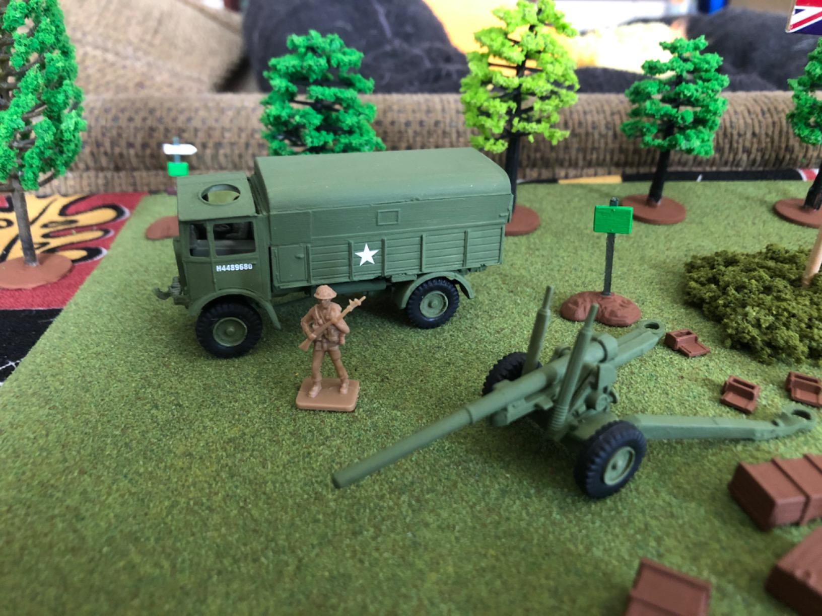 Airfix Vintage Classics Set - A01314V AEC Matador & 5.5inch Gun - Plastic Model Tank Kits for Adults & Children 8+, Set Includes 67 Pieces, Sprues & Decals - 1:76 Scale Model Tank Set customer photo 1