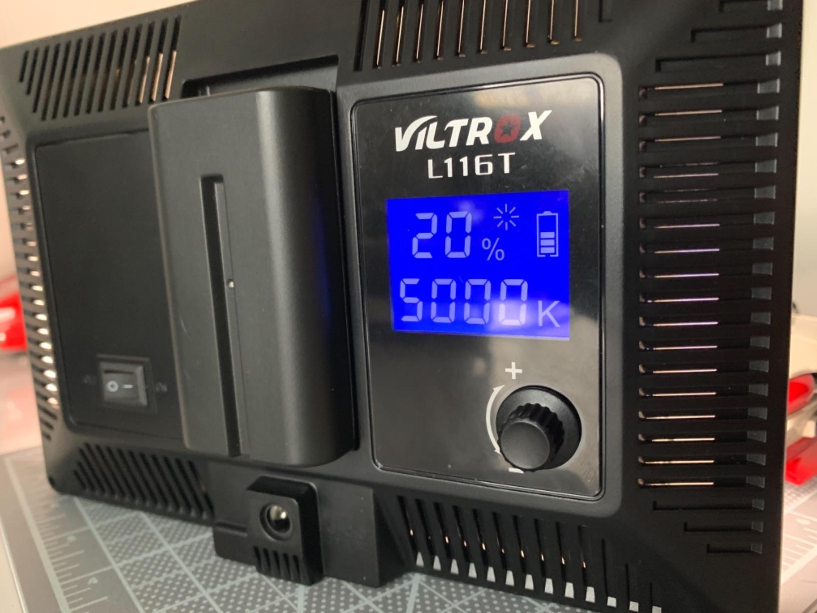 VILTROX 15W LED Video Light Panel, 3300K-5600K On Camera Light, Super Thin customer photo 1