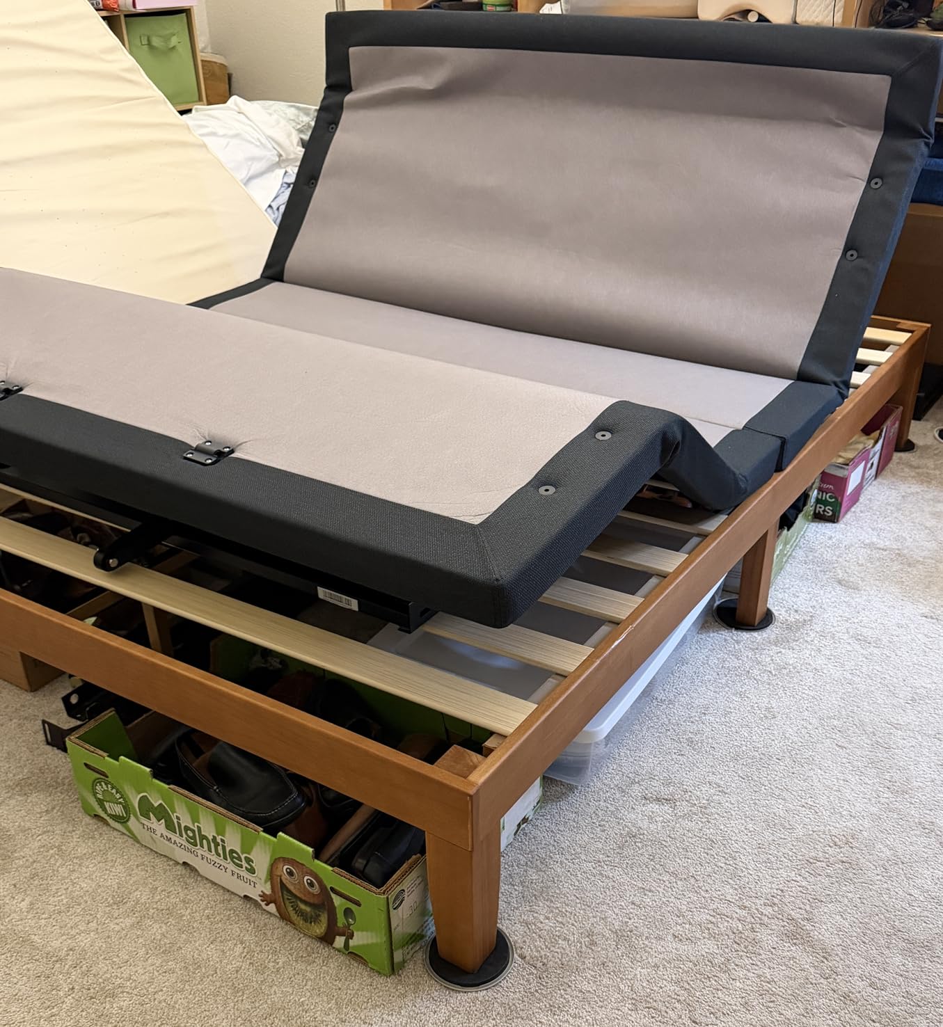 Mellow Naturalista Classic 12-Inch Solid Wood Platform Bed | Wooden Slats, No Box Spring Needed, Easy Assembly | Twin, Natural Pine customer photo 2