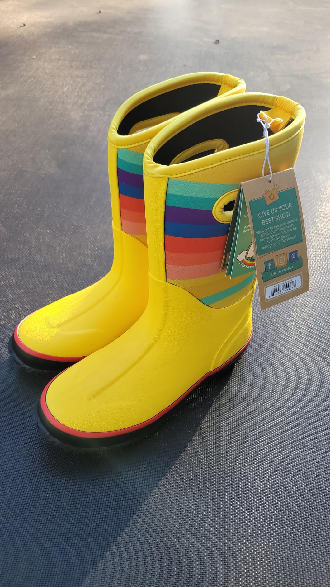LONECONE Insulating Kids Muck Boots with Pull-On Design for Boys and Girls customer photo 1