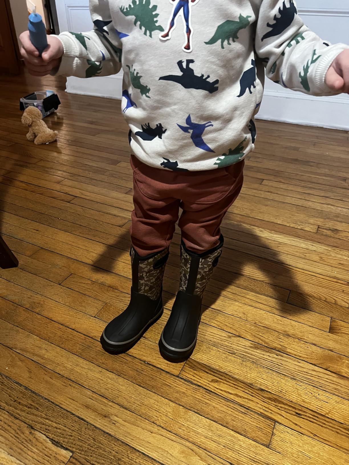 LONECONE Insulating Kids Muck Boots with Pull-On Design for Boys and Girls customer photo 2