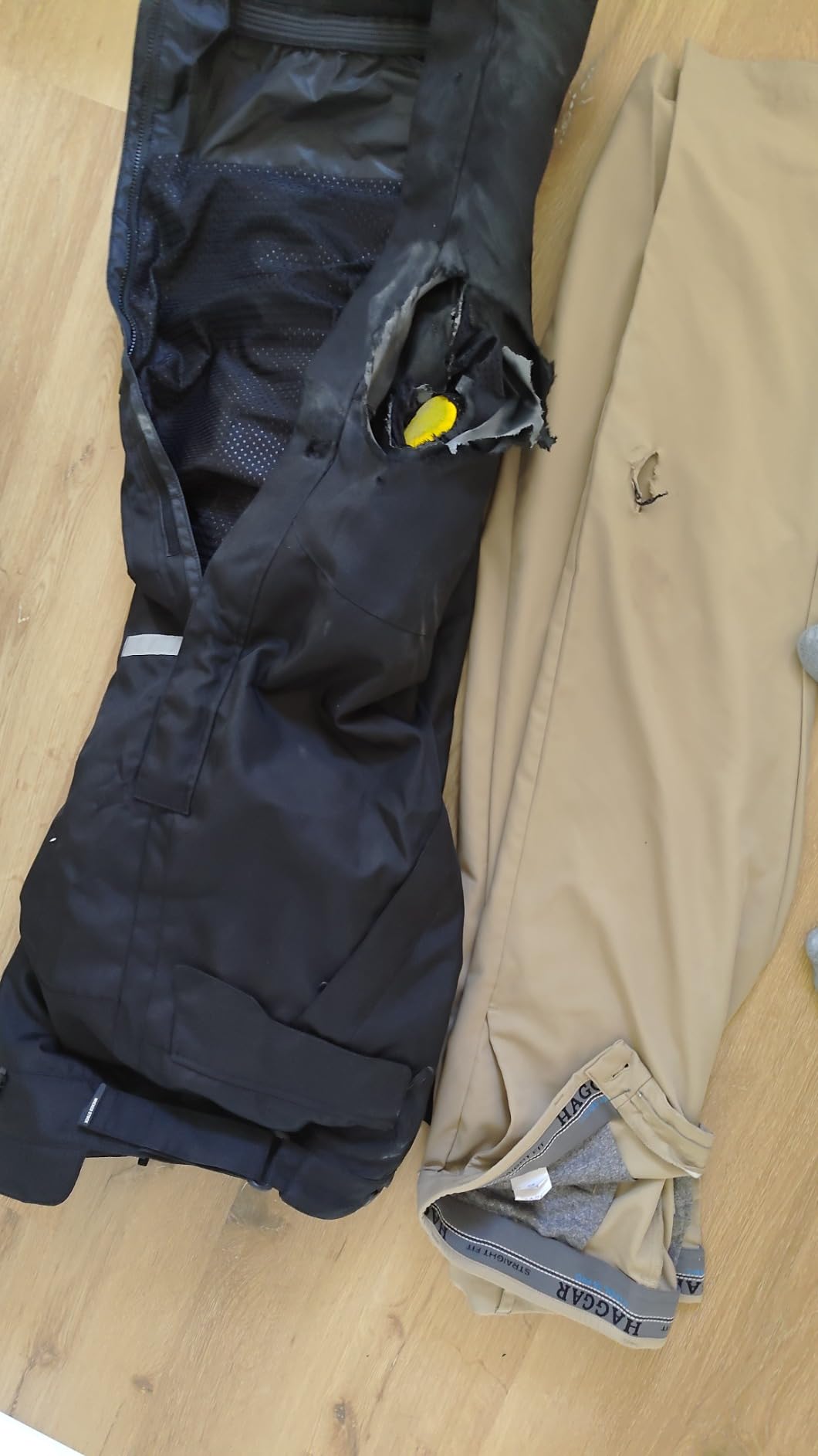 Motorcycle Pants for Men-Dual Sport Dirt Bike Gear -Riding Pants-Waterproof Armor Protective Black customer photo 1