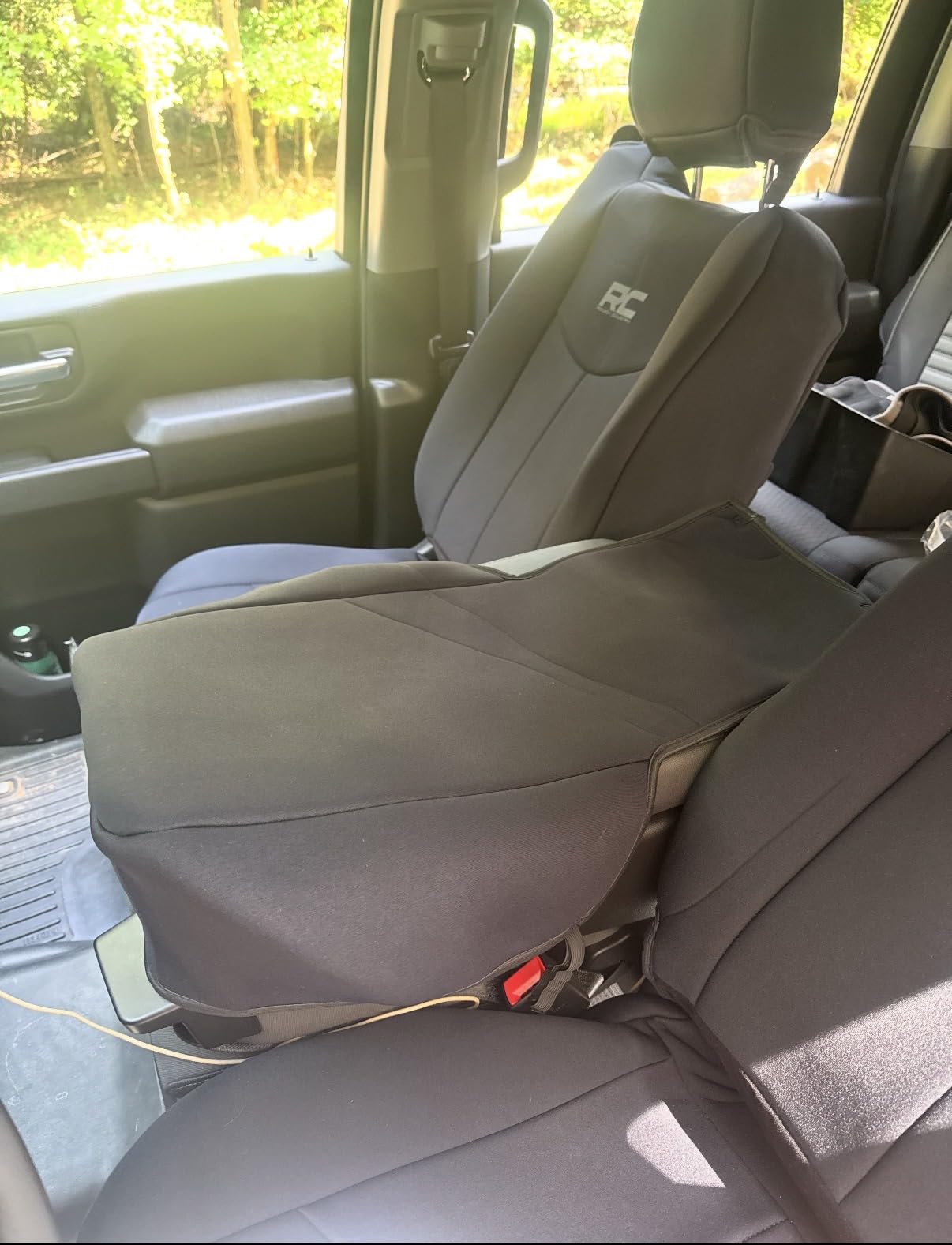 Rough Country Neoprene Seat Covers for Chevy Silverado & GMC Sierra 1500 (1999-2006 & Classic) - Waterproof, UV-Resistant, Foam-Padded Front & Rear Covers customer photo 2