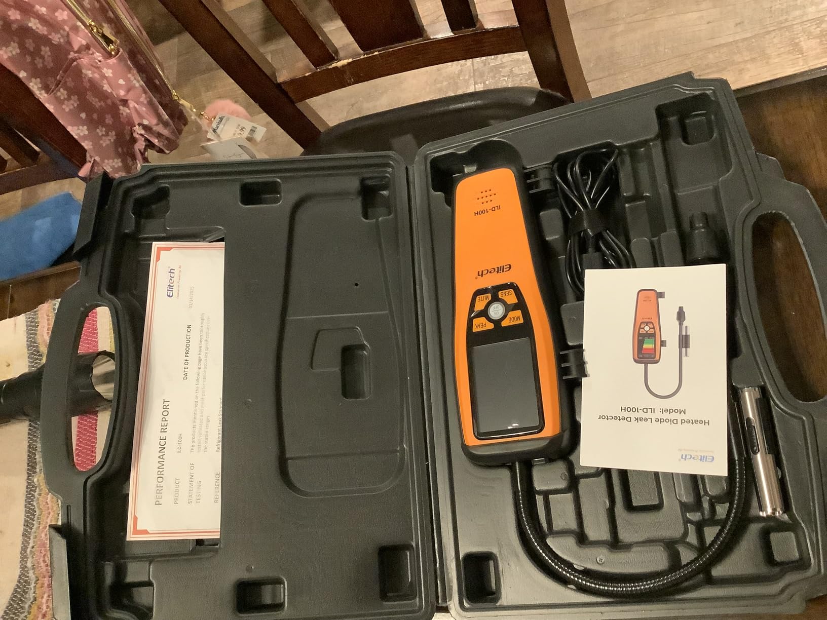 Elitech HVAC Refrigerant Leak Detector Heated Diode Sensor Halogen Freon Sniffer, Air Conditioning Detection, R22 R410A R134A R1234YF CFCs HCFCs HFCs, ILD-100H customer photo 2