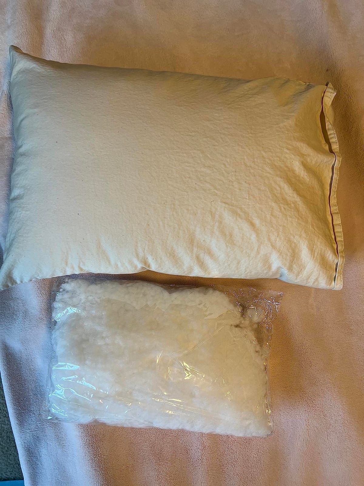 Adjustable Kids Pillow for Ages 4-12 with Organic Cotton Pillowcase customer photo 2