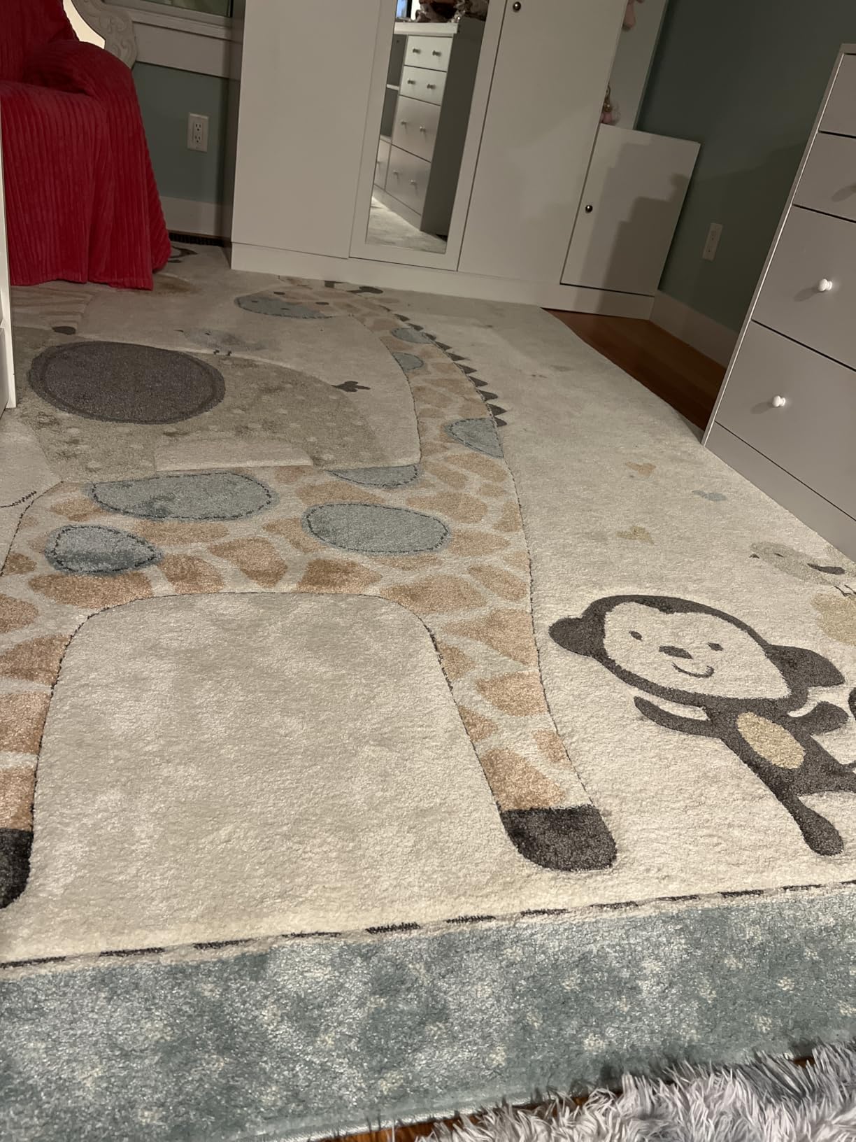 SAFAVIEH Carousel Kids Collection Area Rug - 5'3