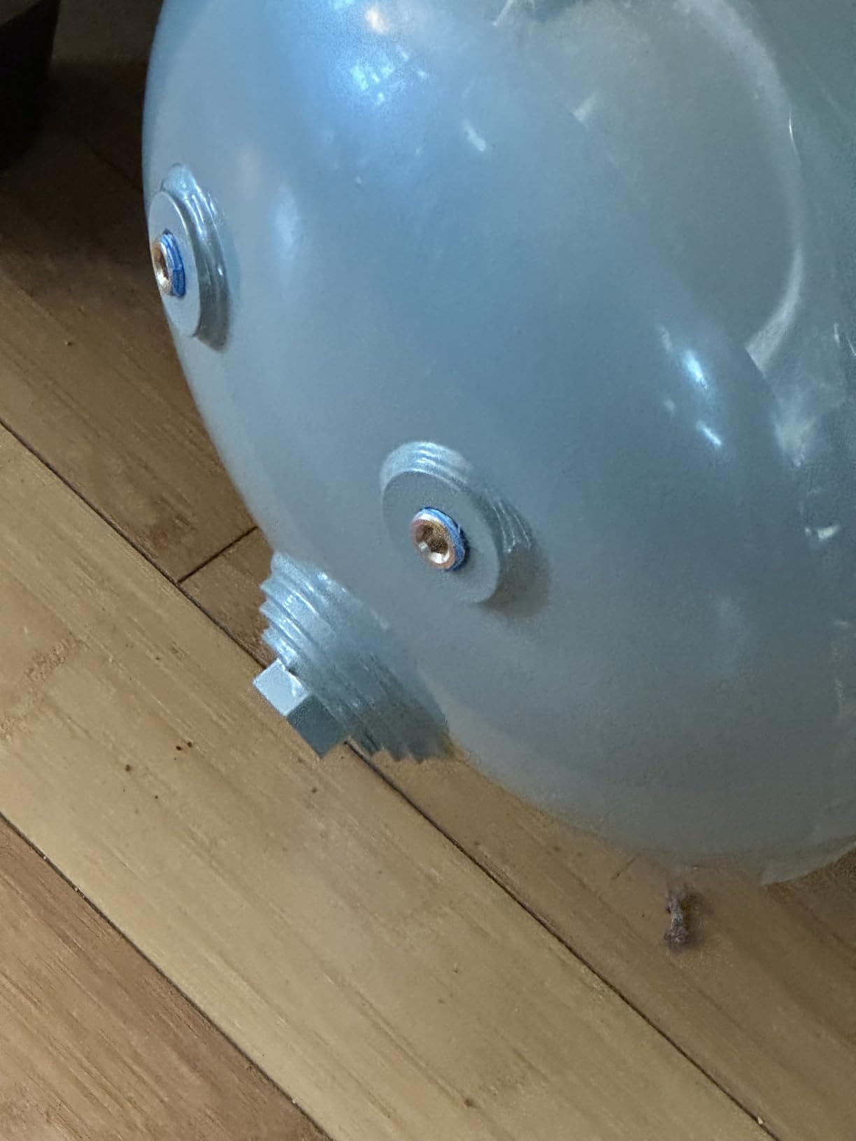 Metabo HPT 10 Gallon Air Tank, High Capacity ASME Certified, UA3810AB | 5 Quick Connect Couplers, Industrial Pressure Gauges, Angled Steel Legs, Compliance Verified, 150 PSI customer photo 2