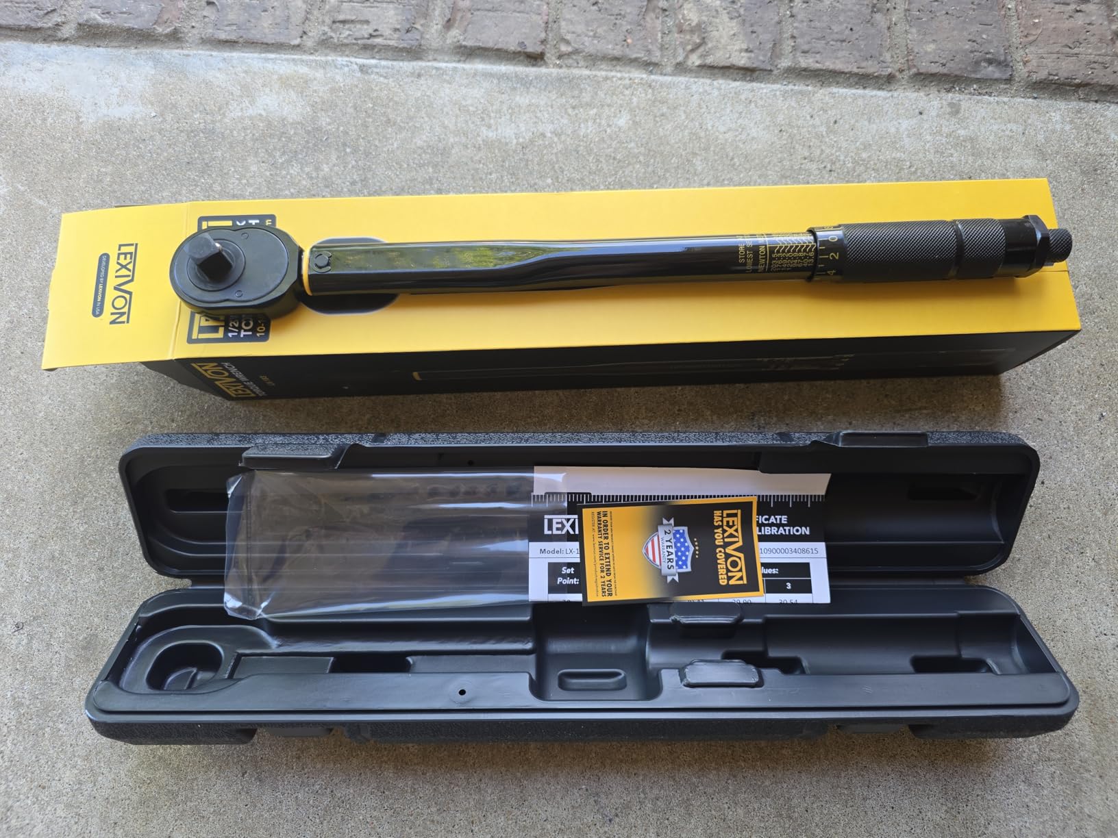 LEXIVON Torque Wrench 1/2-Inch Drive Click 10~150 Ft-Lb/13.6~203.5 Nm (LX-183) customer photo 1
