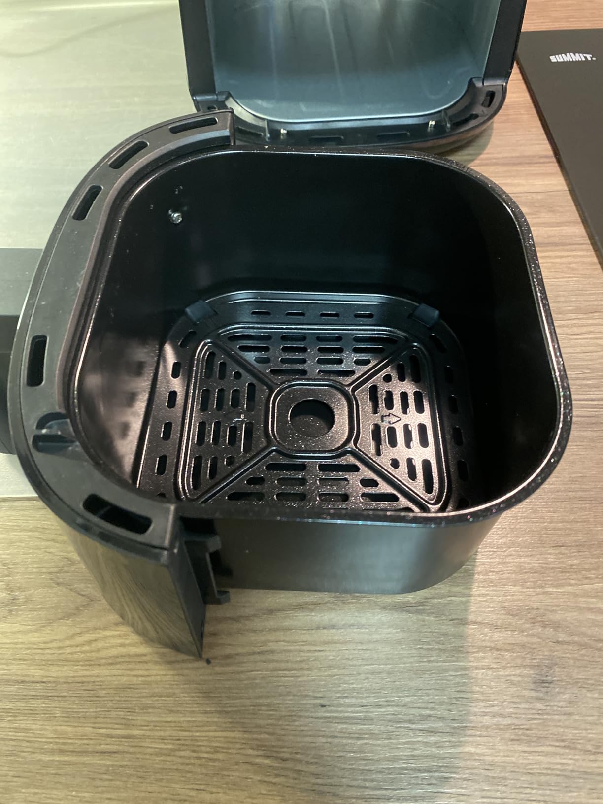 CHEFMAN Small, Compact Air Fryer Healthy Cooking, 2 Qt, Nonstick, User Friendly and Adjustable Temperature Control w/ 60 Minute Timer & Auto Shutoff, Dishwasher Safe Basket, BPA - Free, Black customer photo 1