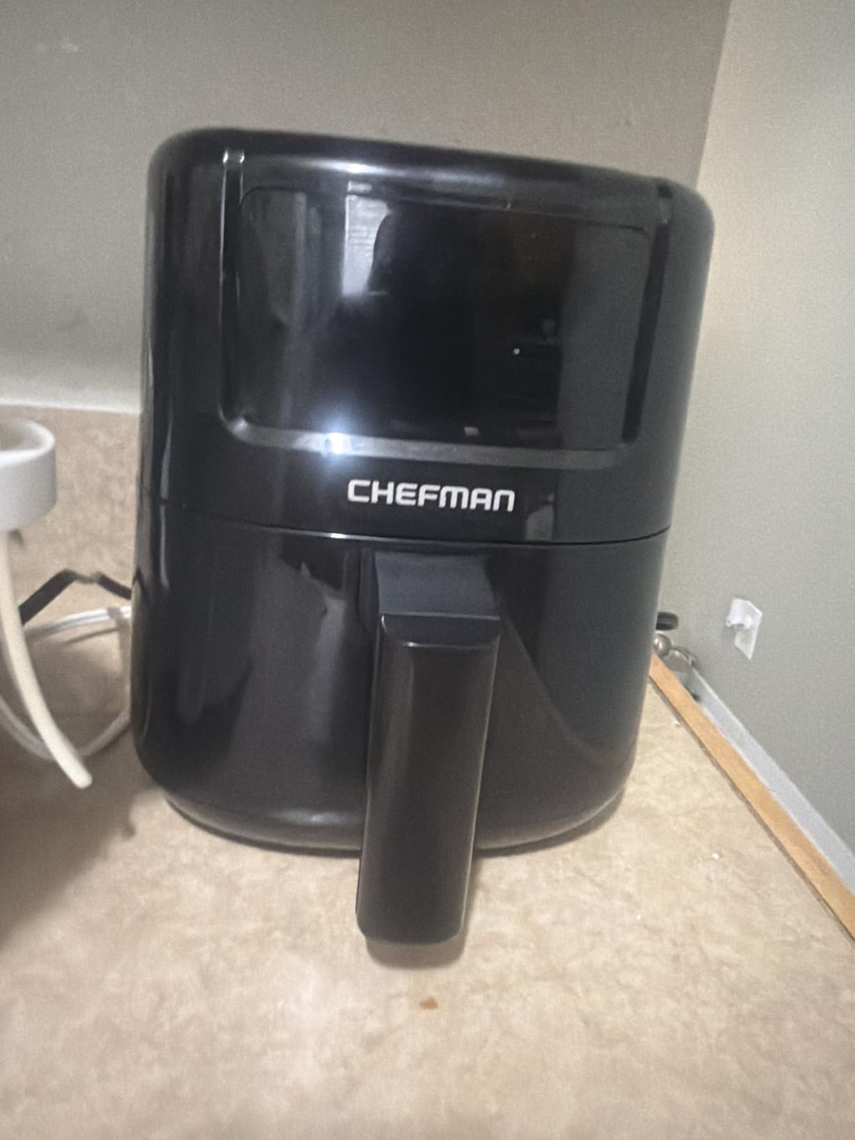 CHEFMAN Small, Compact Air Fryer Healthy Cooking, 2 Qt, Nonstick, User Friendly and Adjustable Temperature Control w/ 60 Minute Timer & Auto Shutoff, Dishwasher Safe Basket, BPA - Free, Black customer photo 2