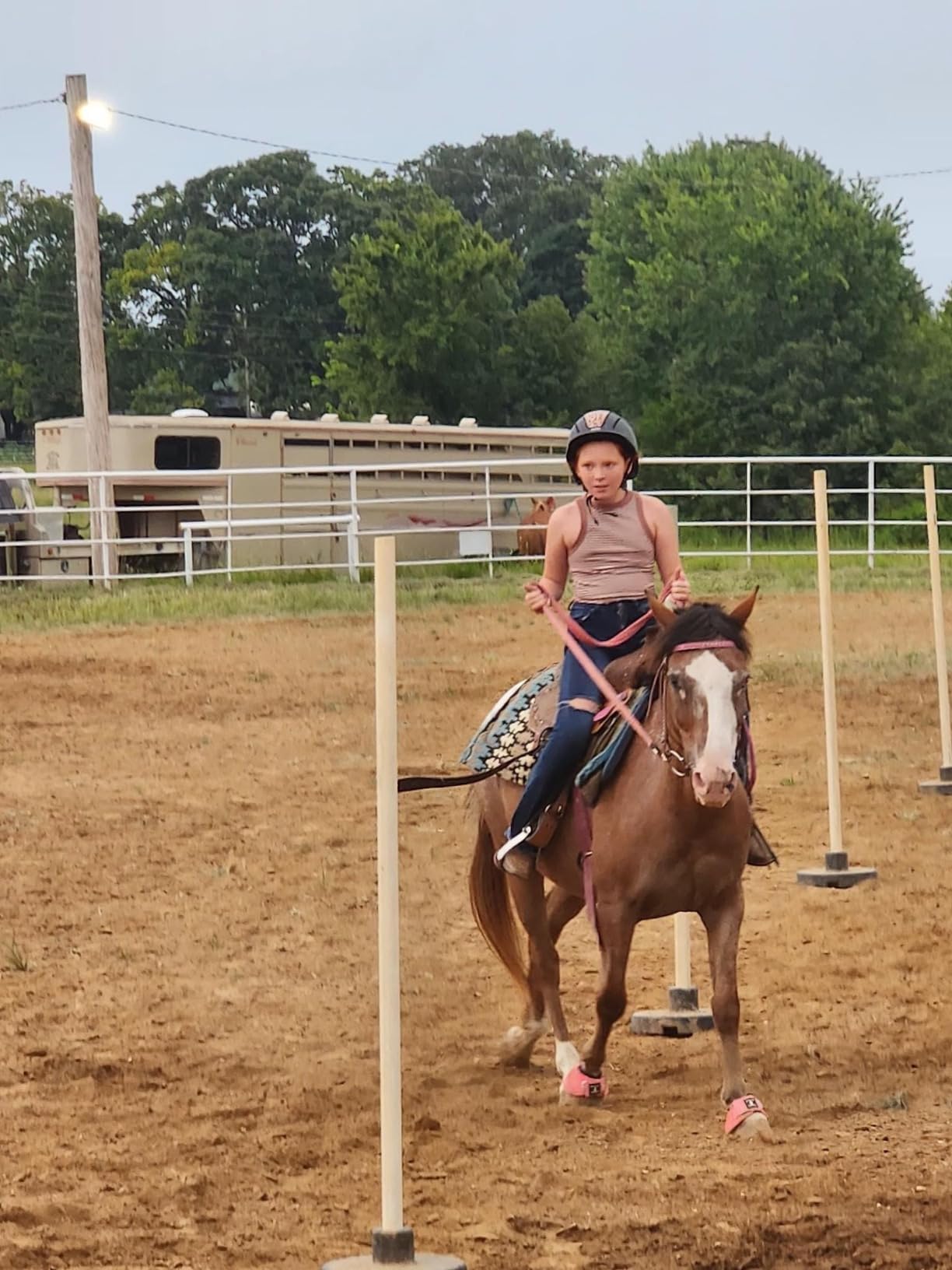 Troxel Spirit Duratec Full Coverage Horse Riding Helmet, Adjustable Fit | Cooling Vents Helps Stay Comfortable on Trails, Lessons & Arena Practice customer photo 1