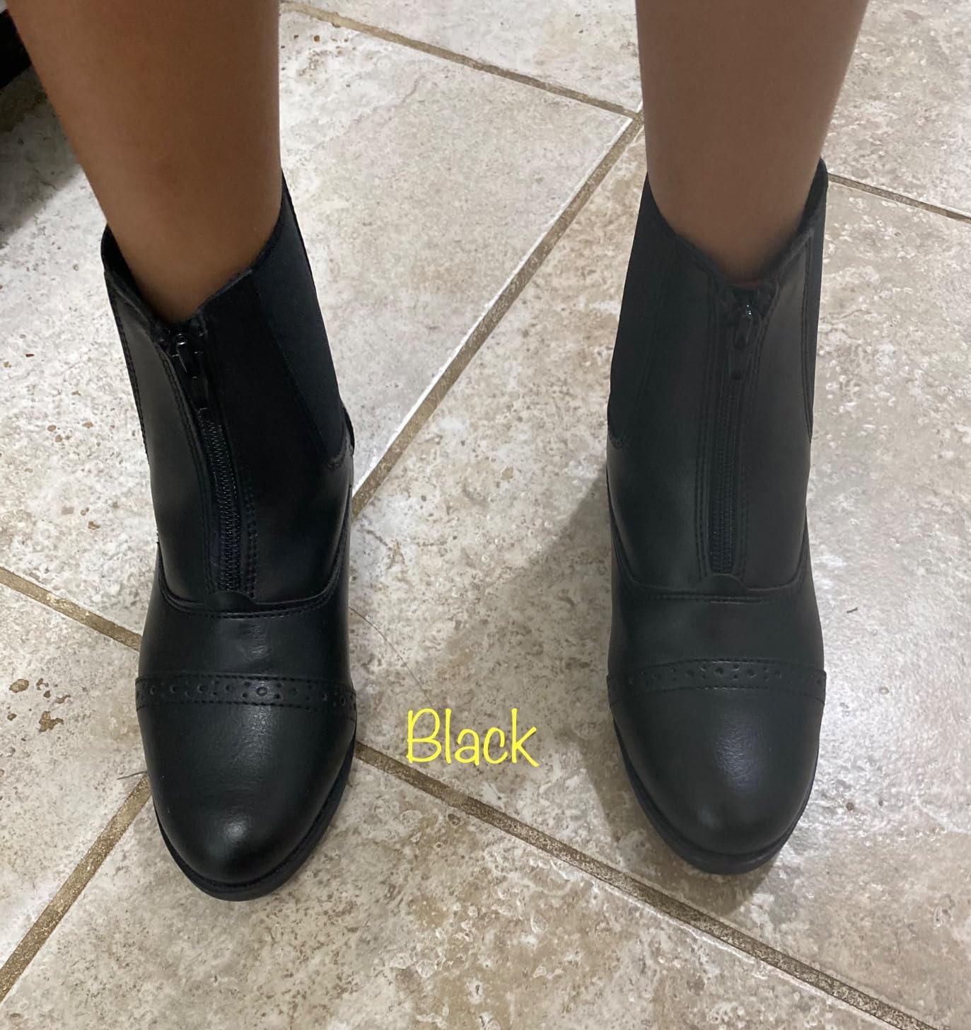 Equistar - Child's Zip Paddock Boot (All Weather) customer photo 1