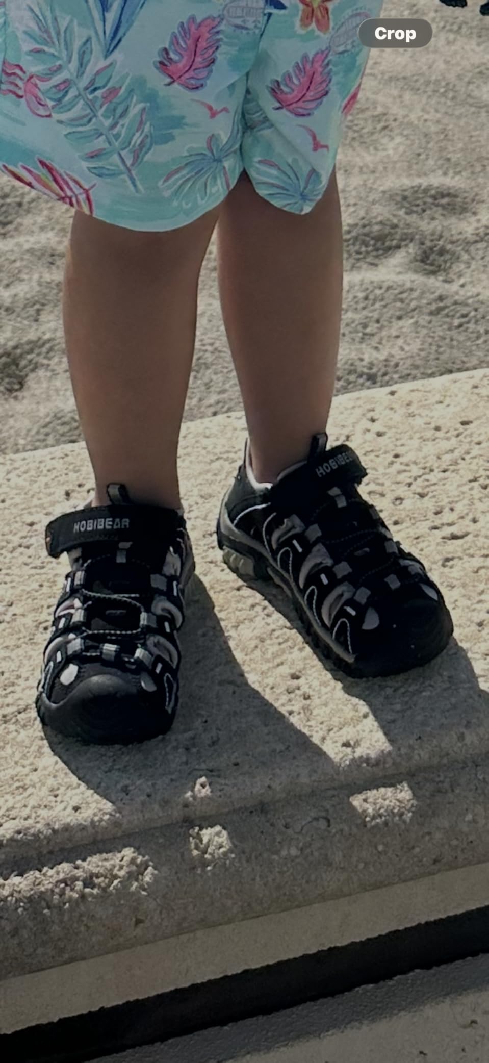 HOBIBEAR Boys Girls Sport Water Sandals Closed-Toe Outdoor(Toddler/Little Kid/Big Kid) customer photo 1