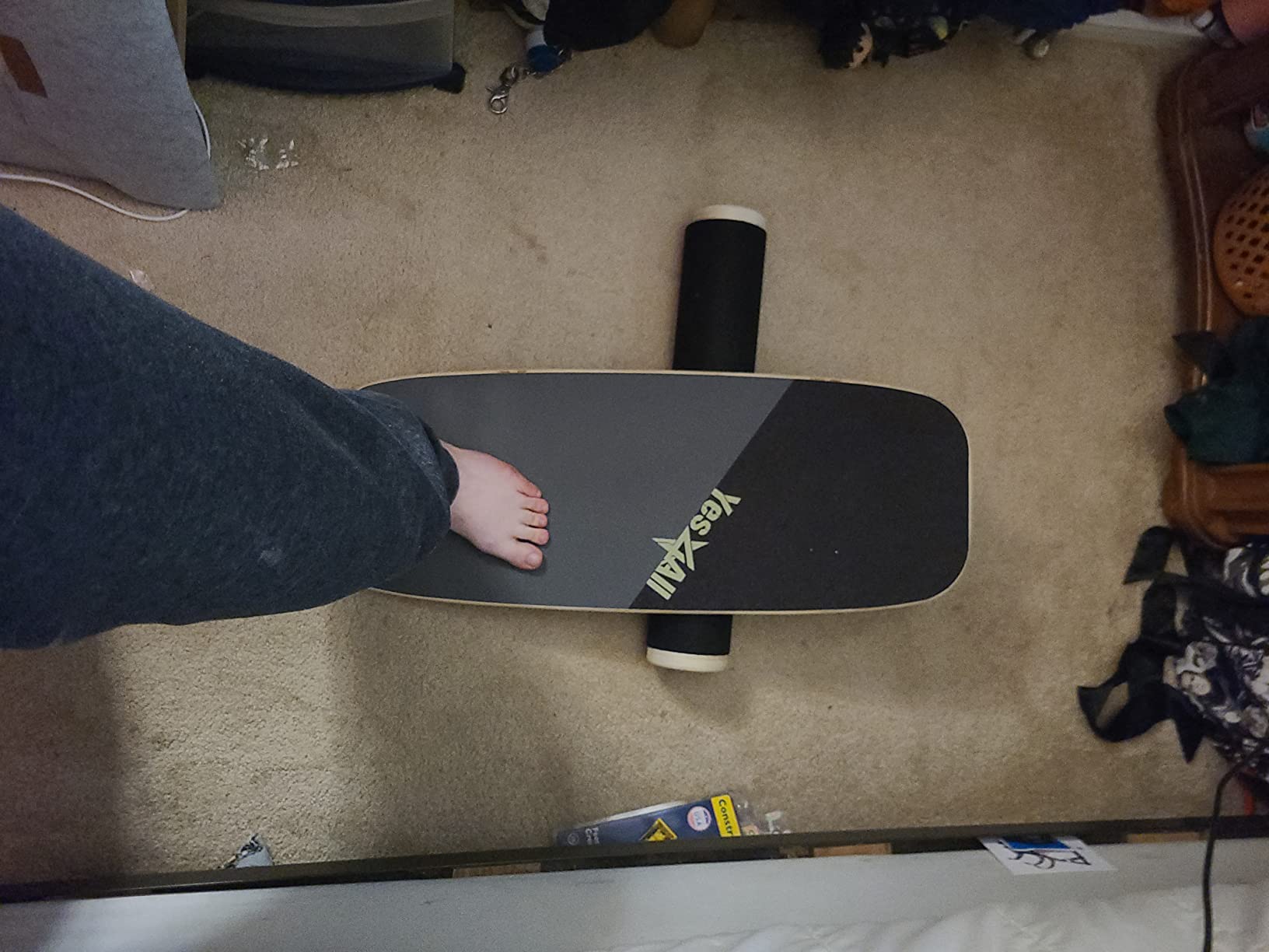 Yes4All Balance Board Sports Trainer, Surf Trainer Board With Adjustable Stoppers, Improve Core Strength and Balance Control customer photo 2