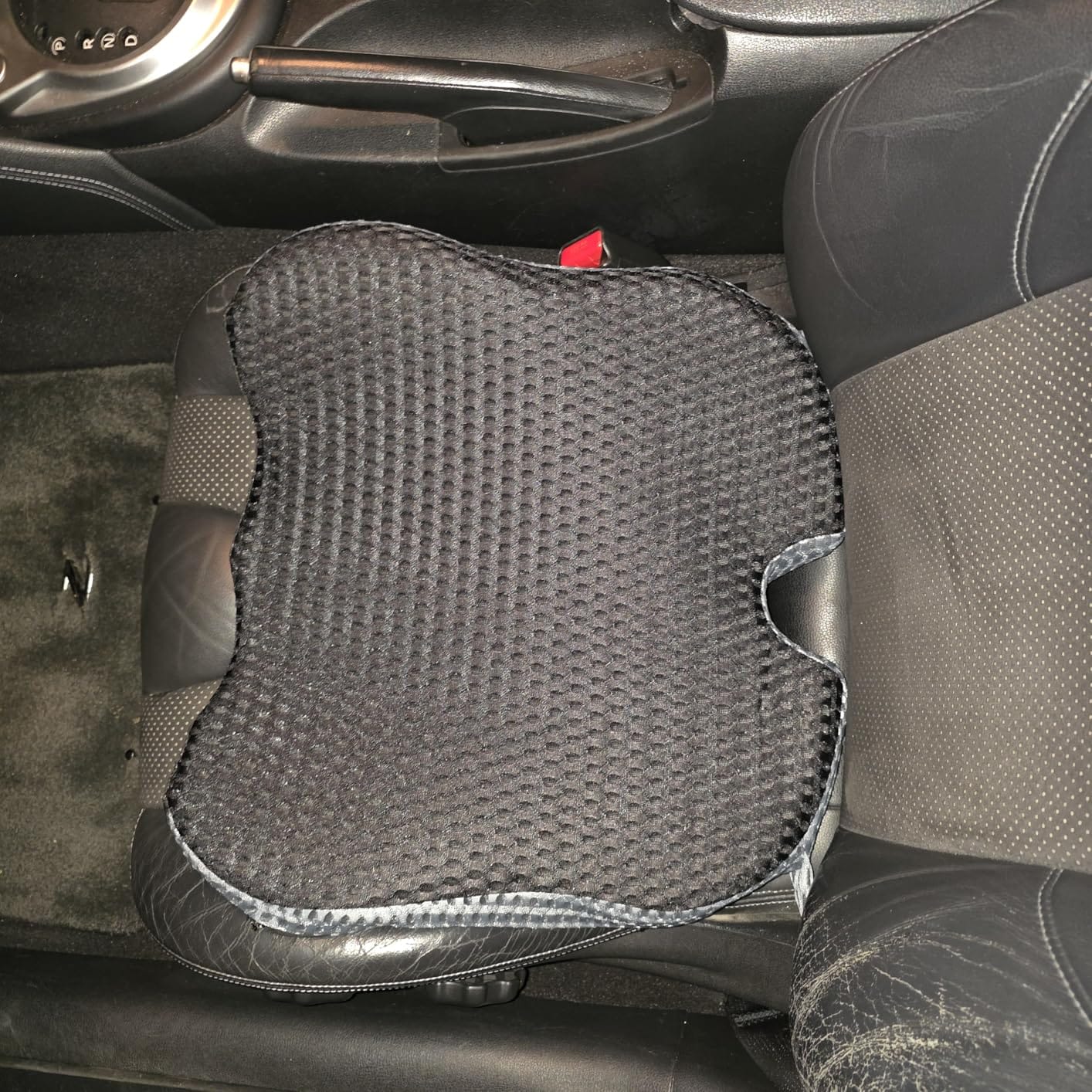 Wedge Car Seat Cushion for Better Visibility & Sciatica Pain Relief customer photo 2