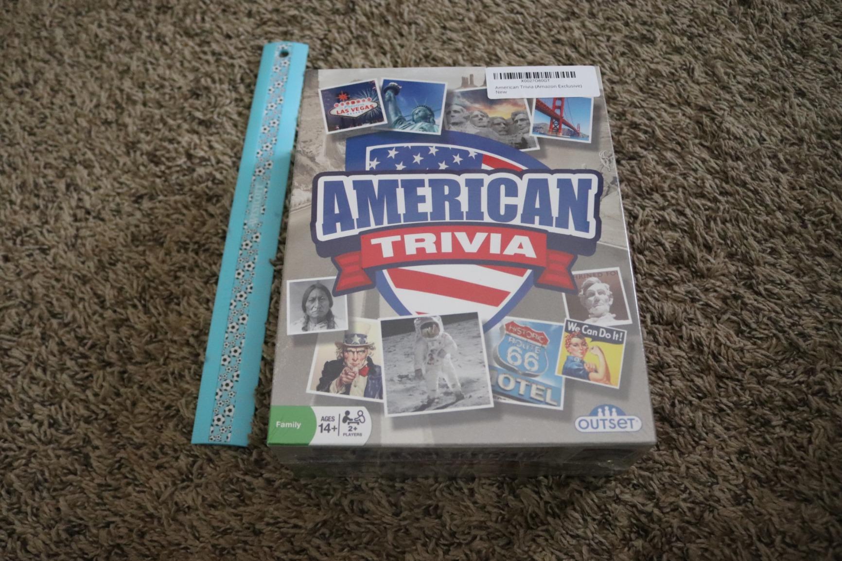 Outset Media American Trivia Game (Amazon Exclusive) – 5 Categories to Choose from and 1,000 Questions – for Ages 14 and up customer photo 2