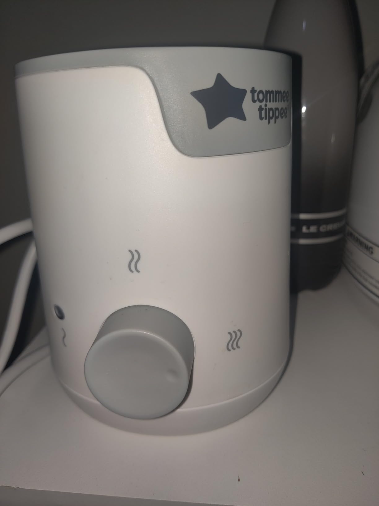 Tommee Tippee Easiwarm Bottle Warmer, Automatic Timer, One-Dial | Warms Breast Milk & Formula Bottles to Temperature in Minutes, White customer photo 2