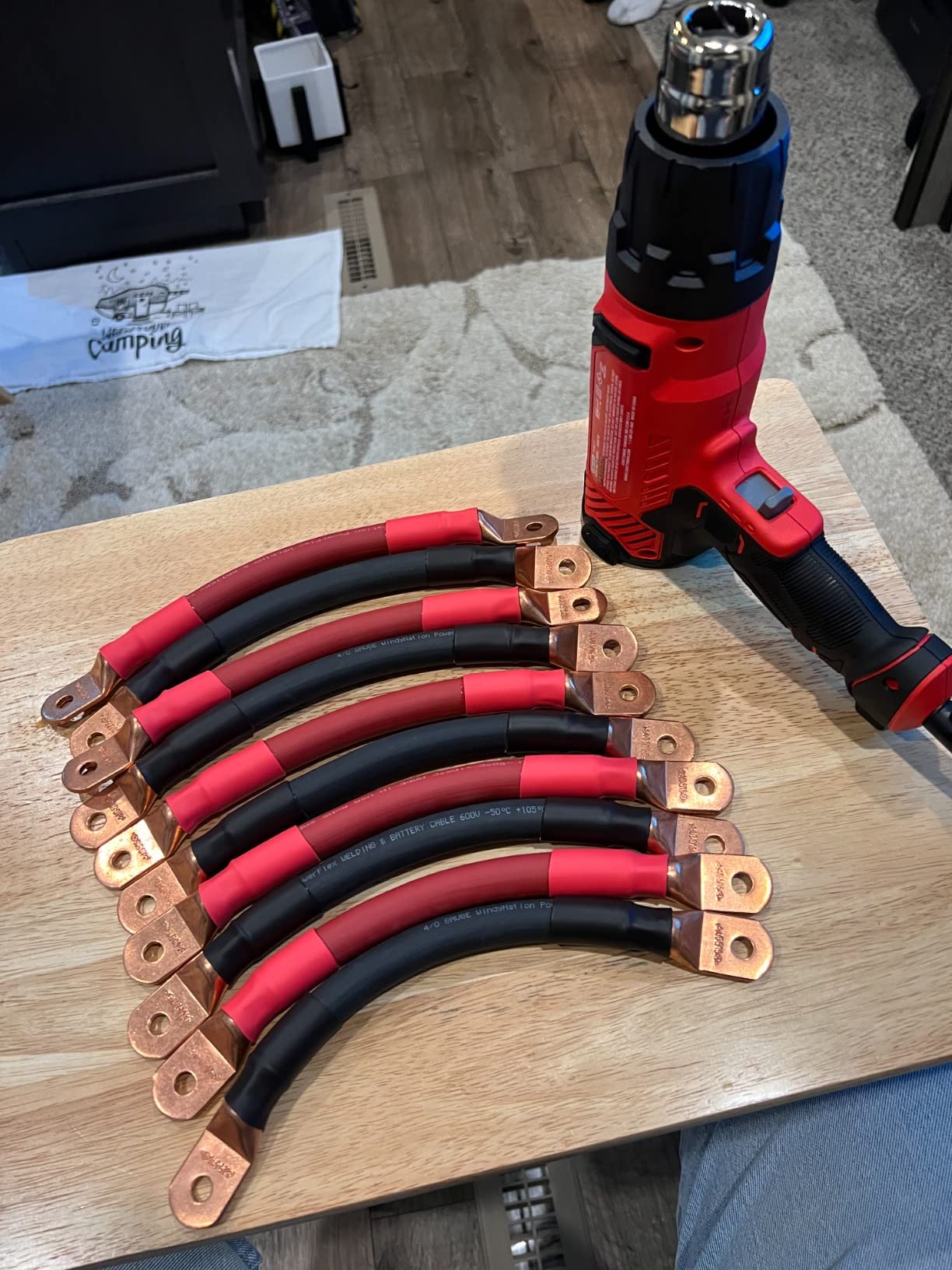 AMZCNC 16 Ton Hydraulic Wire Crimper, 9 AWG-600 MCM, 13 Die Sets | Electricians & Mechanics, Hydraulic Cable Lug Crimper, Copper & Aluminum Terminals, Solar, RV, Marine & Automotive customer photo 1