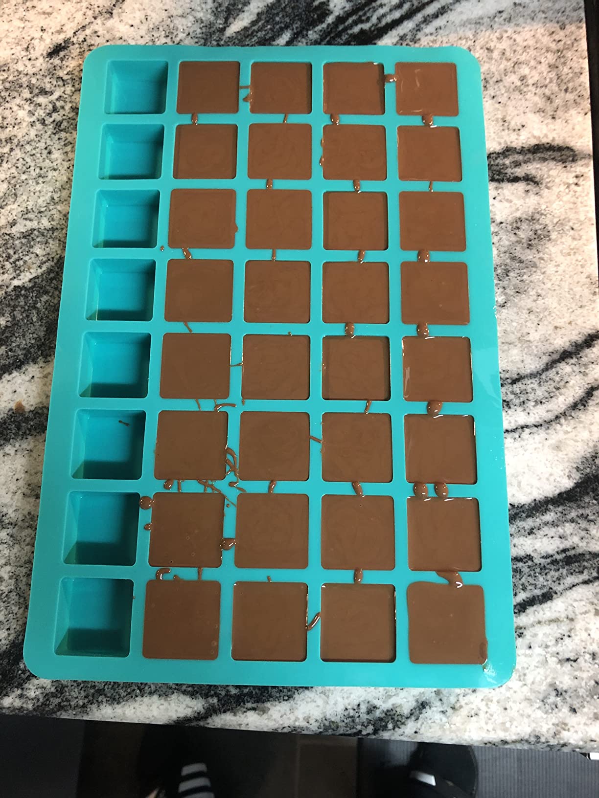 Mity rain 2 Pack 40-Cavity Square Caramel Candy Silicone Molds customer photo 1