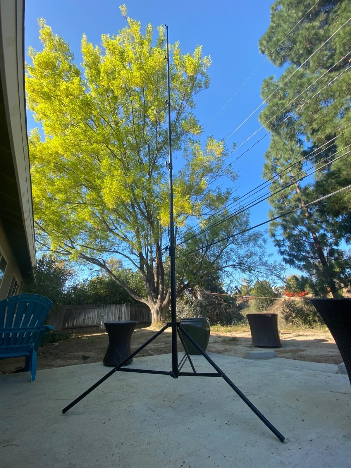 Glide Gear TST 20 Sky High 20' Tall Video Camera Tripod Stand - Air-Cushioned Telescoping Sections, Supports Up to 8 lbs - Ideal for Overhead Shots in Film & Photo - Stabilization Kit Included customer photo 1