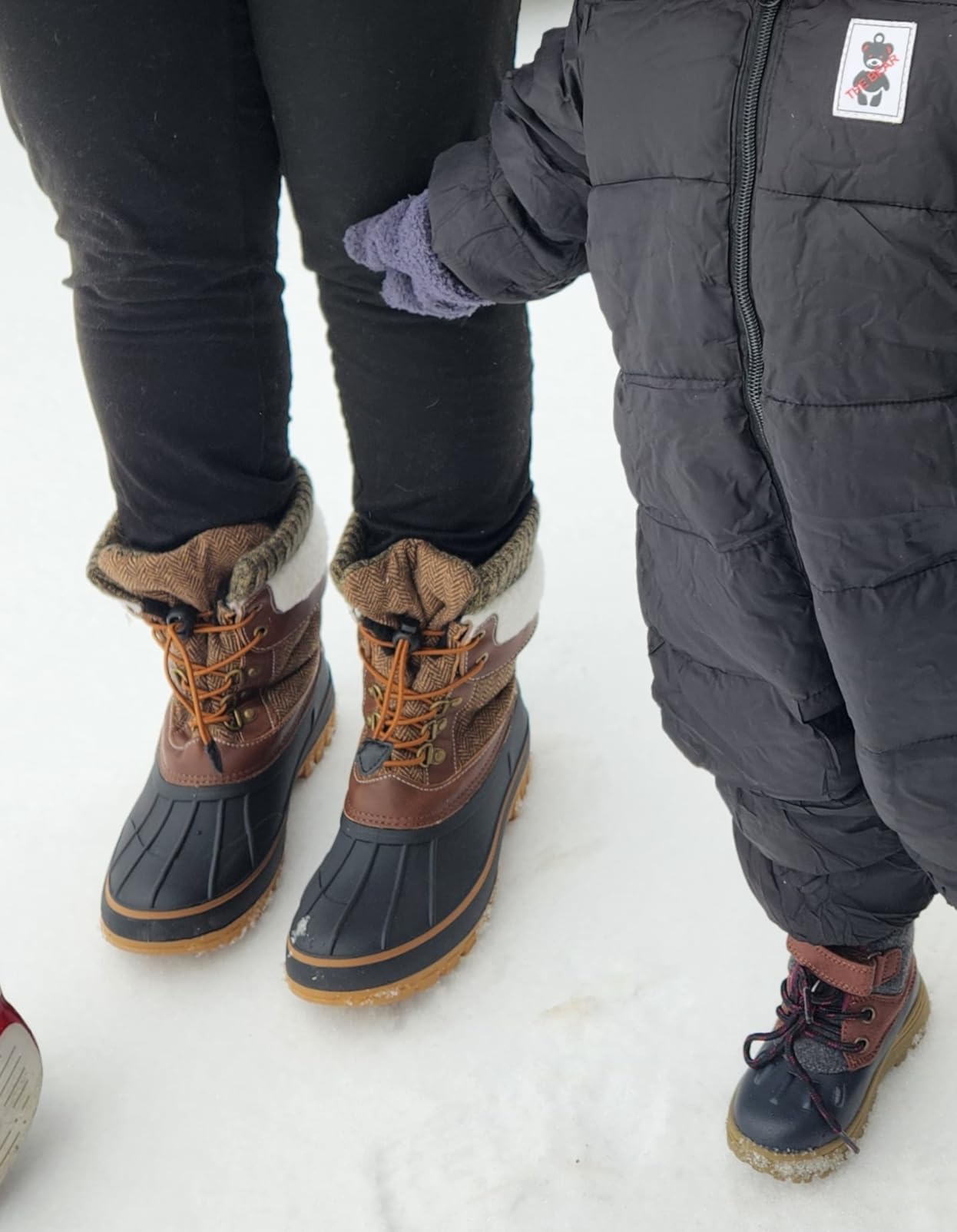 DREAM PAIRS Unisex Snow Waterproof Winter Boots customer photo 1