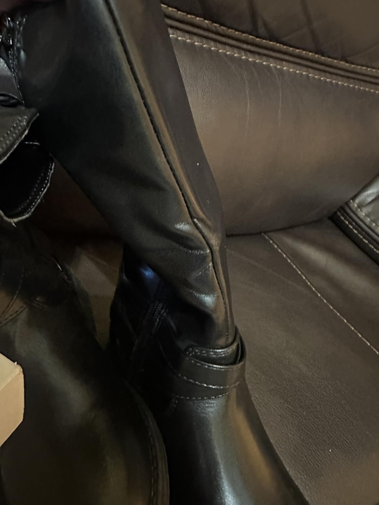 DREAM PAIRS Girls Knee High Riding Boots customer photo 2
