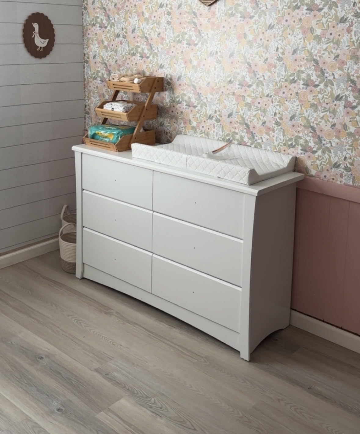 Storkcraft Crescent 6-Drawer Dresser, Pebble Gray customer photo 1