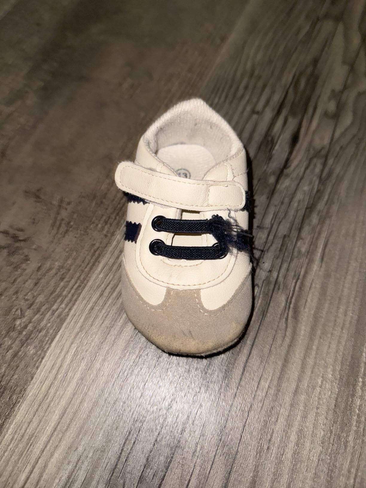 HsdsBebe Baby Boys Girls Pu Leather Hard Bottom Walking Sneakers Toddler Rubber Sole First Walkers Infant Cartoon Slippers Crib Shoes customer photo 1