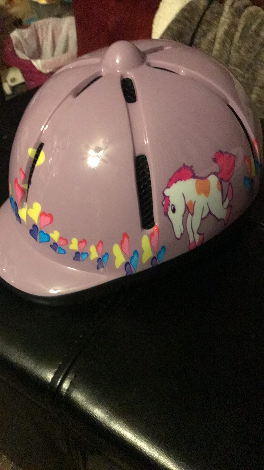 Adjustable Horse Riding Kids Helmet Equestrian for 2 to 6 Years Old, S Size and Head Size 48 to 54cm customer photo 1