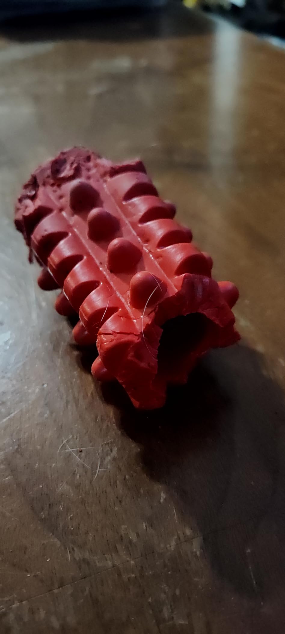 Indestructible Squeaky Dog Toy – Tough Rubber Chew Toy for Aggressive Large Dogs, Durable and Safe for Interactive Play customer photo 1