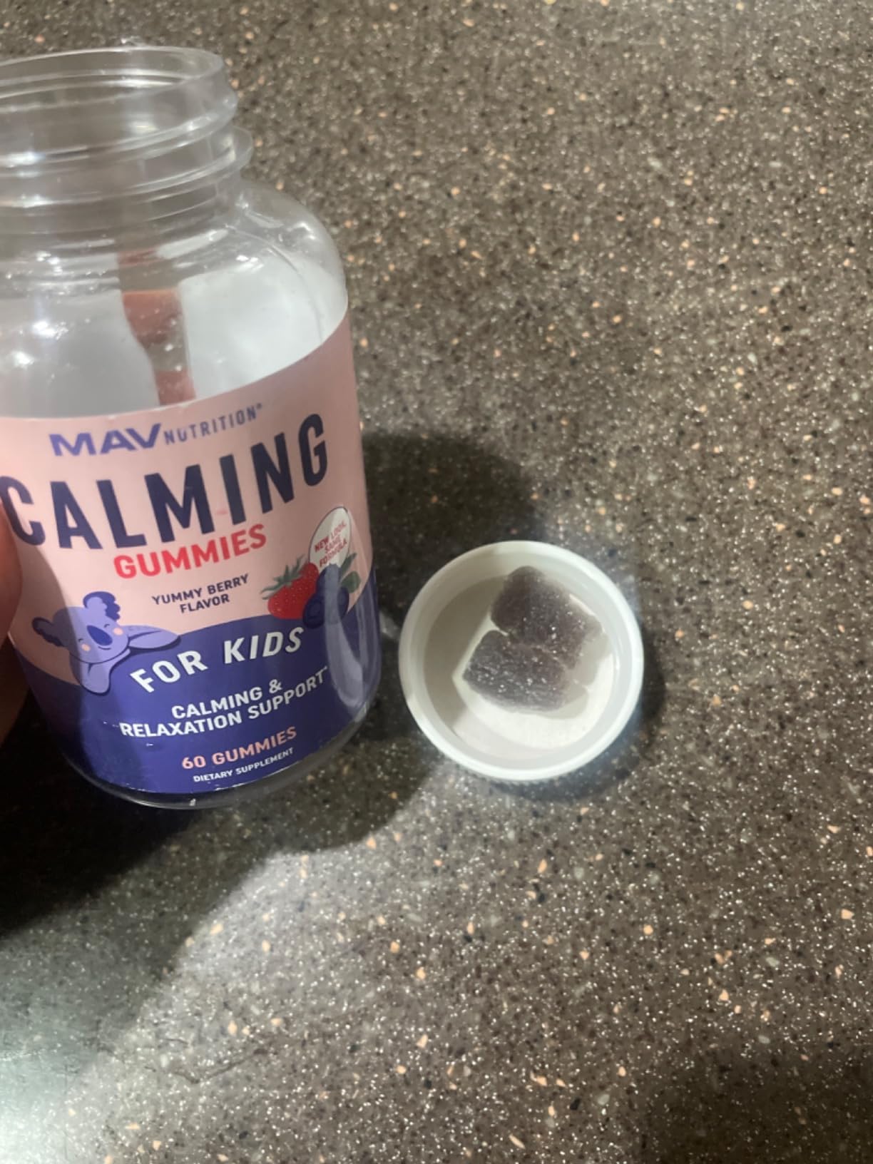 Magnesium Calming Gummies for Children, Strawberry, Relaxation Support customer photo 2