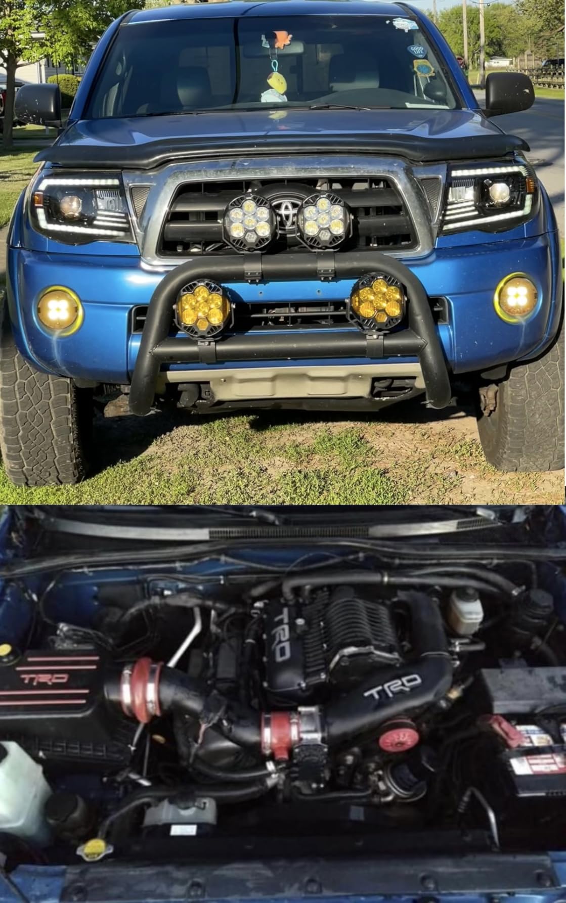 ECOTRIC Bull Bar Compatible with 2005-2015 Toyota Tacoma customer photo 2