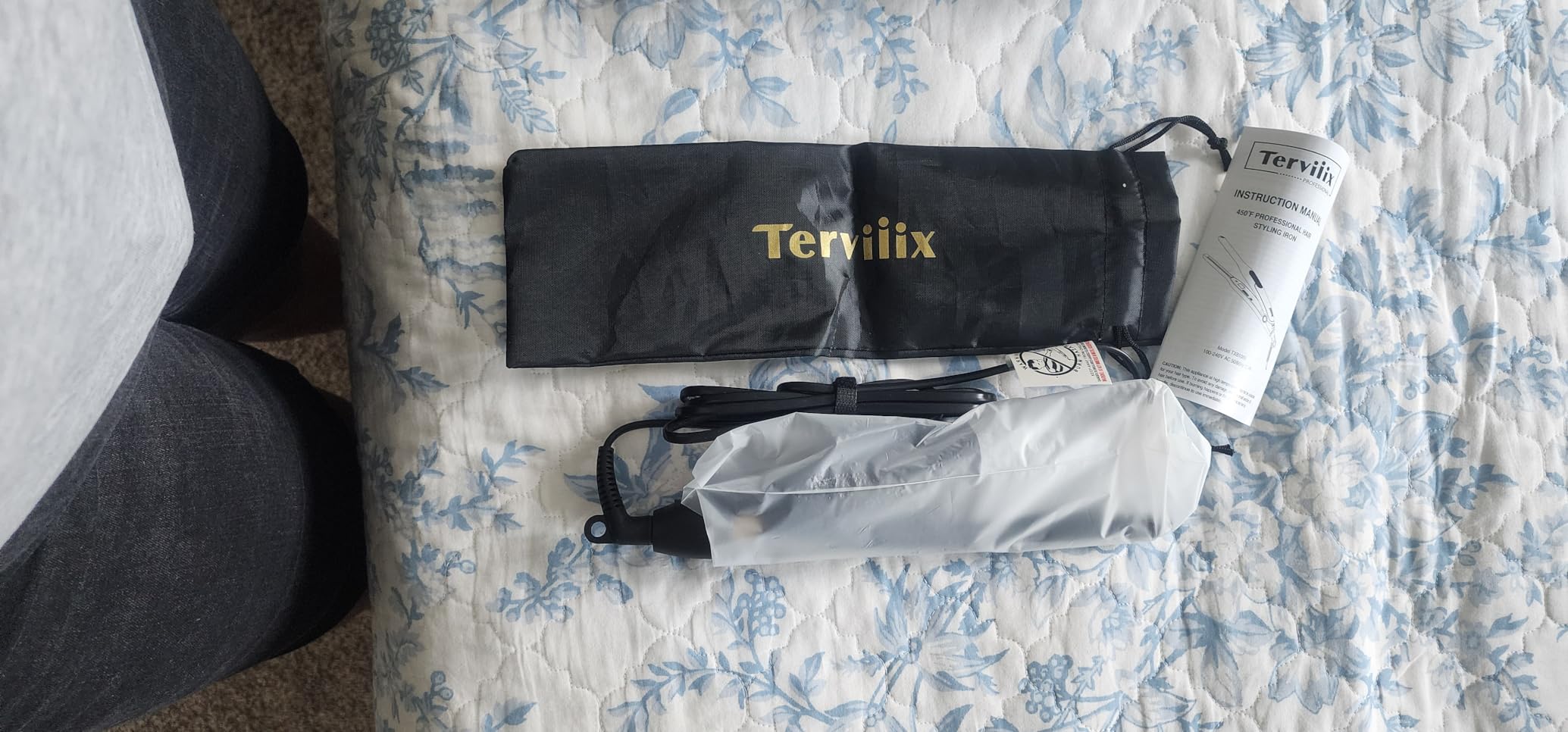 Terviiix Small Flat Iron for Short Hair, 3/10 Inch customer photo 1