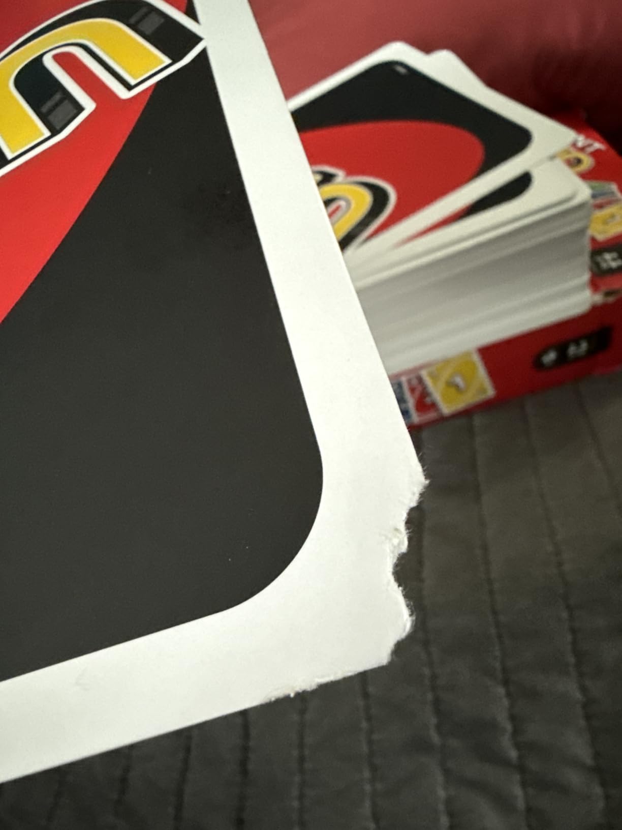 Mattel Games Giant UNO Card Game for Kid, Adult & Families, Color Blind Accessible & Customizable Large Deck customer photo 1