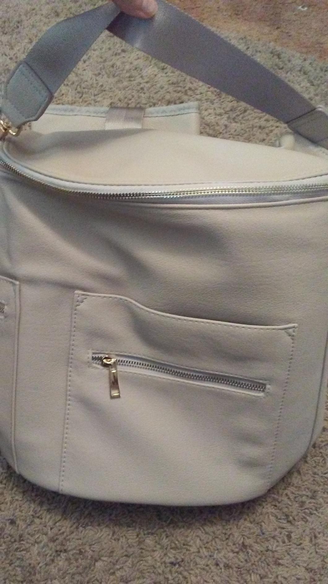 Diaper bag, Leather Diaper Bag Backpack by MF Store, Diaper Backpack with Laptop Sleeve,Changing Pad,Wipes Pouch,Stroller Straps and Insulated Pockets customer photo 1