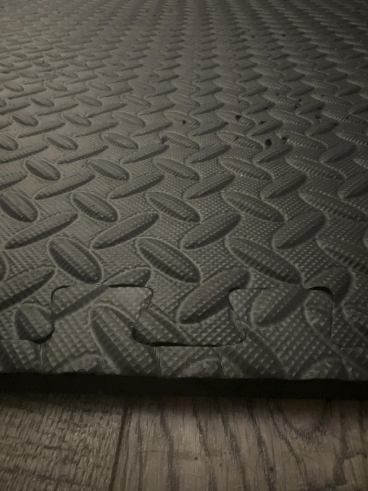 ProsourceFit Exercise Puzzle Mat ½-inch, EVA Interlocking Foam Floor Tiles for Home Gym, Workout Equipment, Kids Play Areas, Black, 48 SQ FT - 12 Tiles customer photo 2