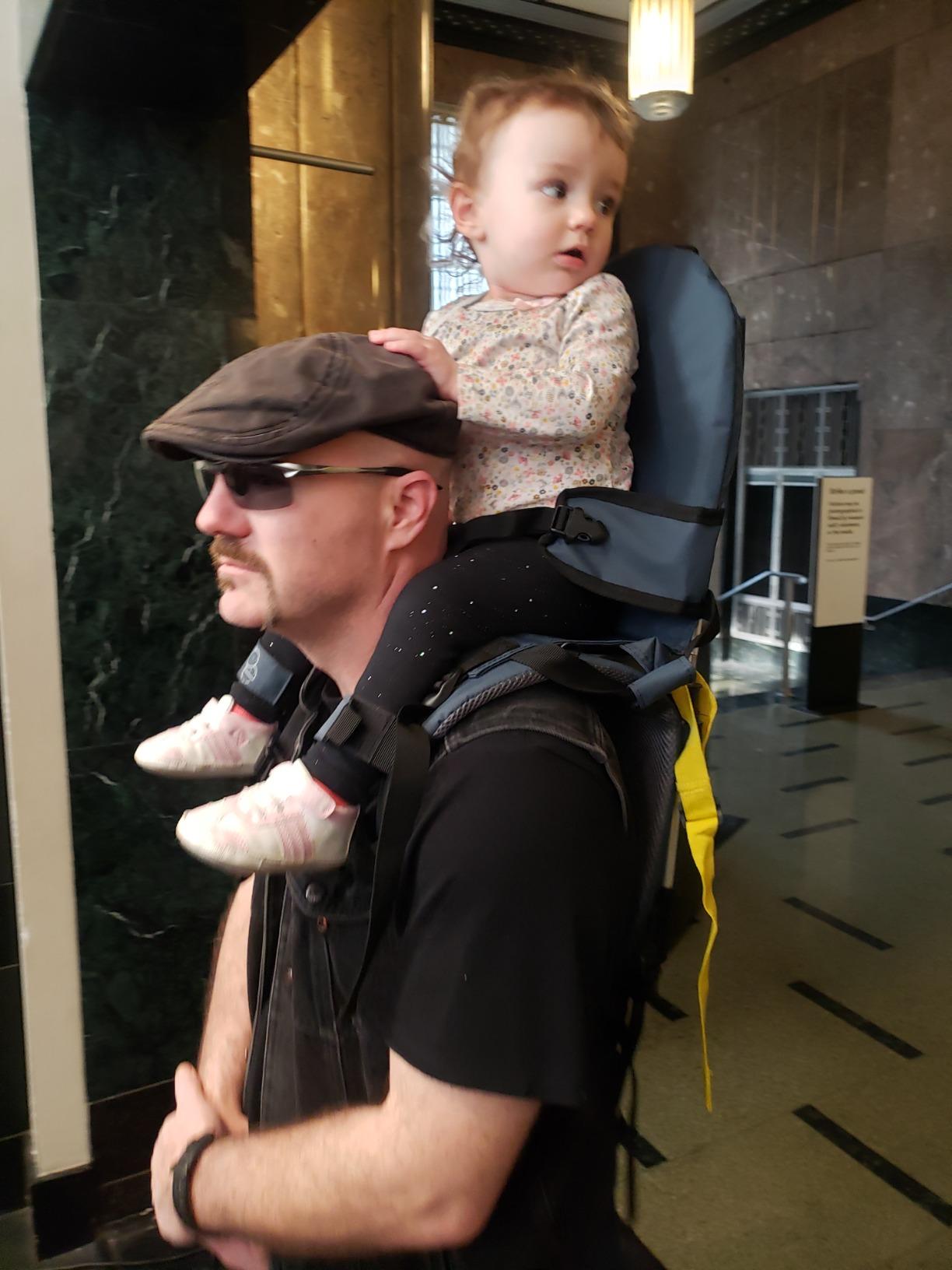 OE Shoulder Hiking Carrier For Child and Toddler 1-4 years old with Detachable Backpack and Sunshade, Foldable Frame, Compact, Perfect for Day Hiking customer photo 2