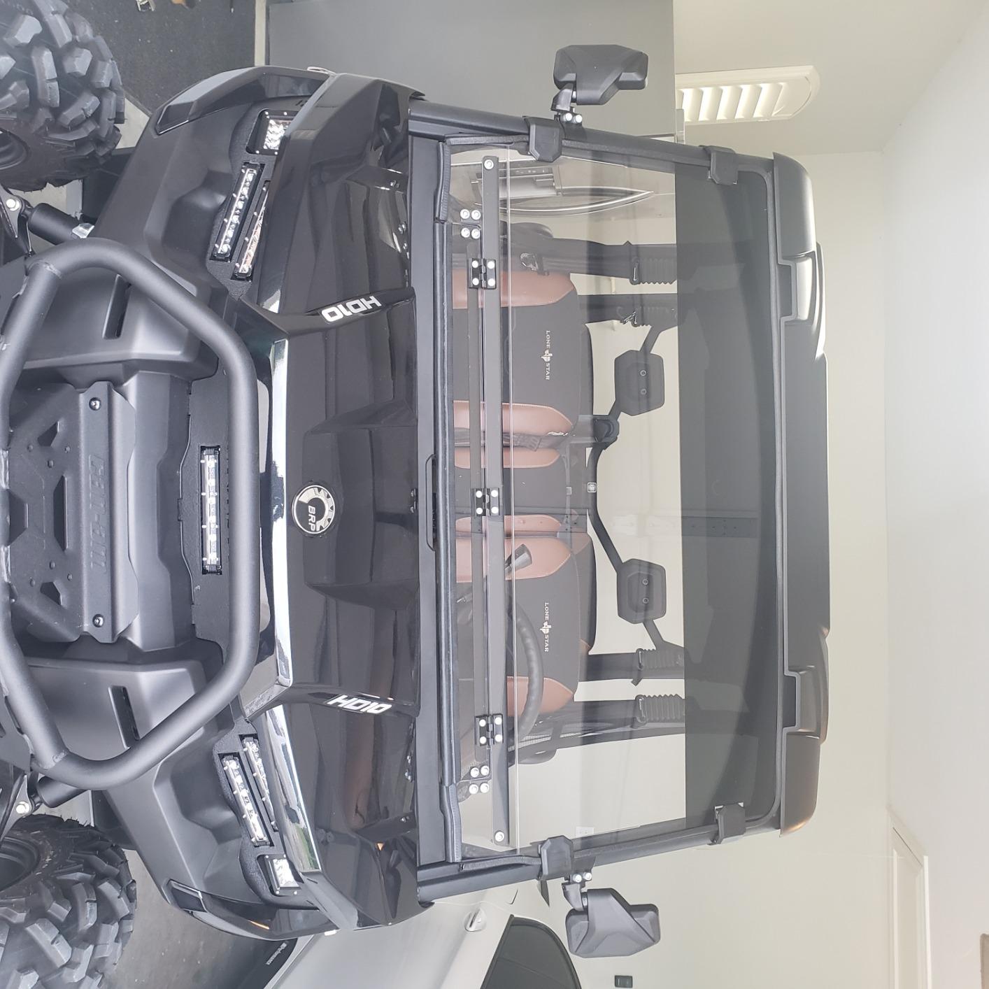 SuperATV Flip-Vent Windshield for Can Am Defender HD Models customer photo 1
